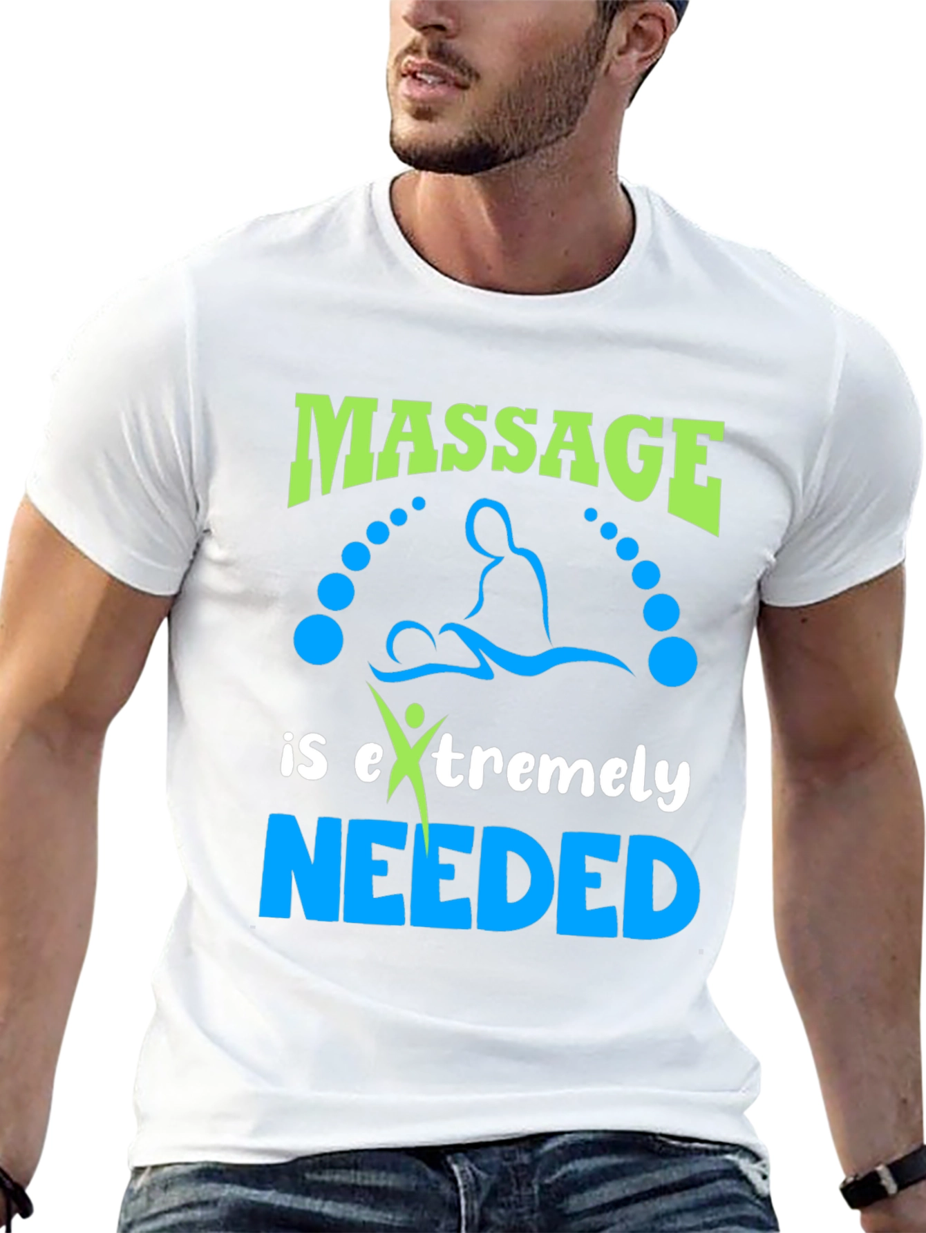 Massage Needed T-Shirt - Relaxing Graphic Tee