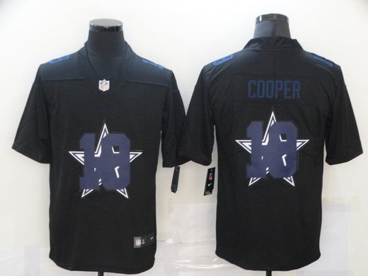 Men's Dallas Cowboys #19 Amari Cooper Black Authentic Game Jerseys