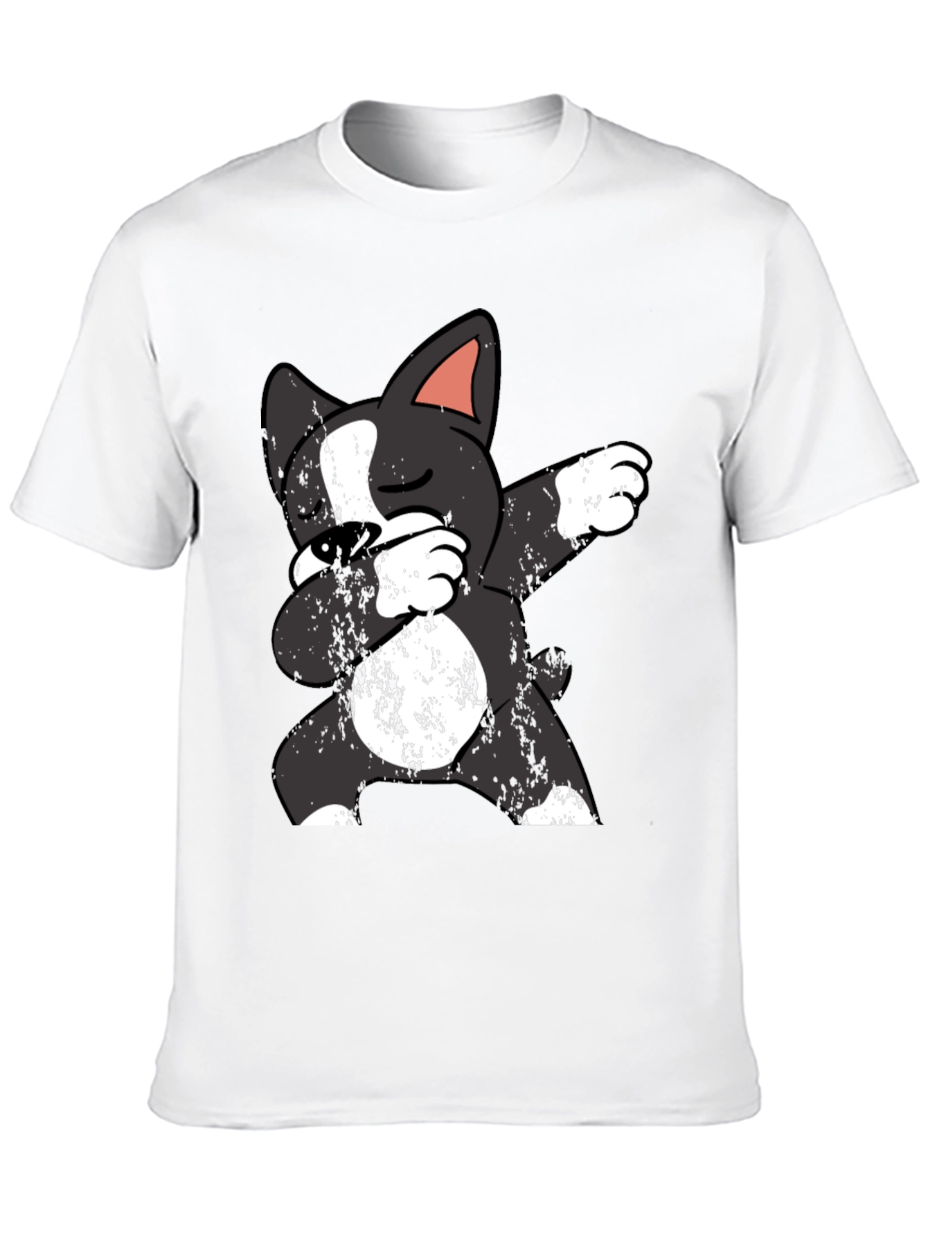 Dabbing Dog Graphic Tee - Cool Cartoon Pet Shirt