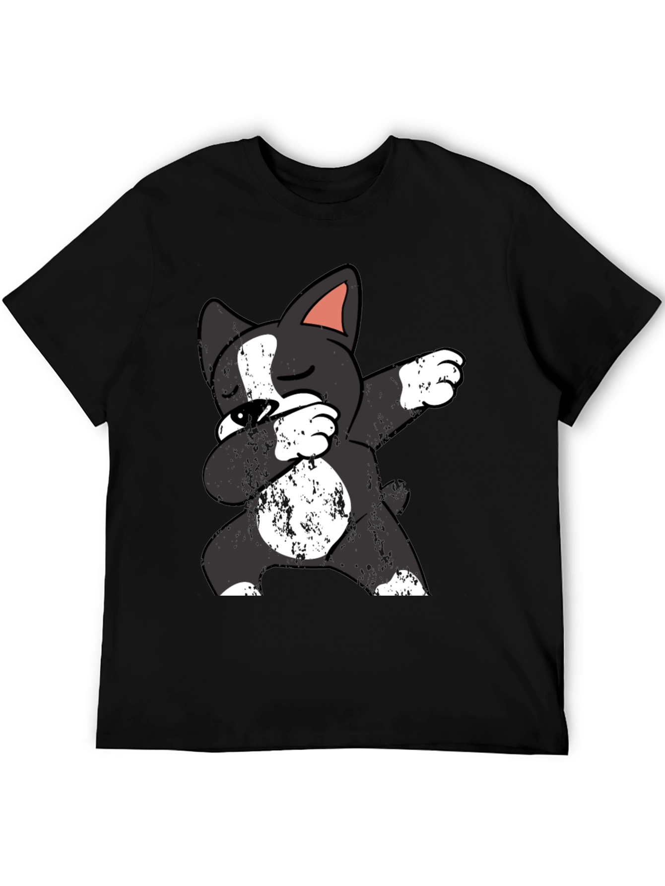 Dabbing Dog Graphic Tee - Cool Cartoon Pet Shirt