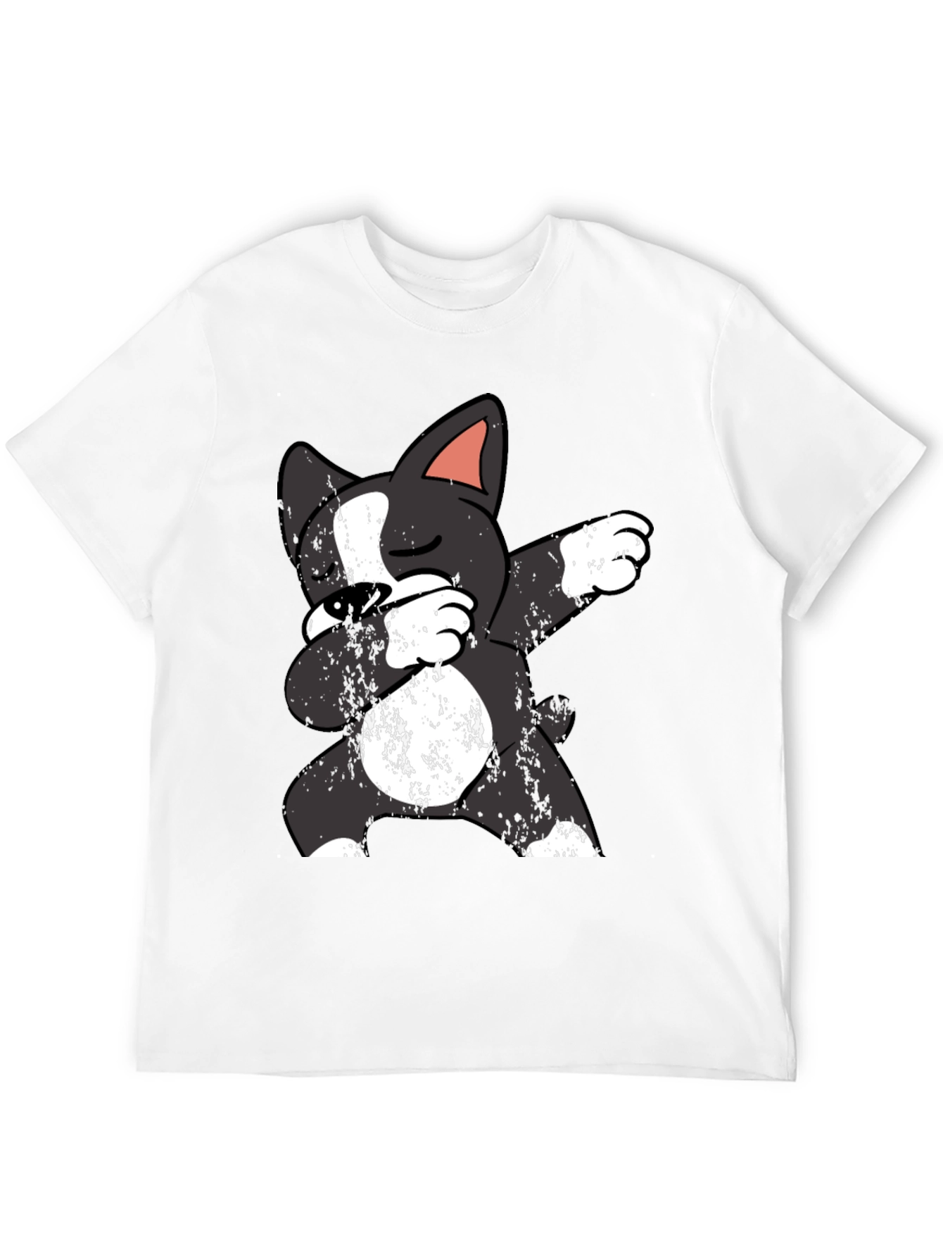 Dabbing Dog Graphic Tee - Cool Cartoon Pet Shirt