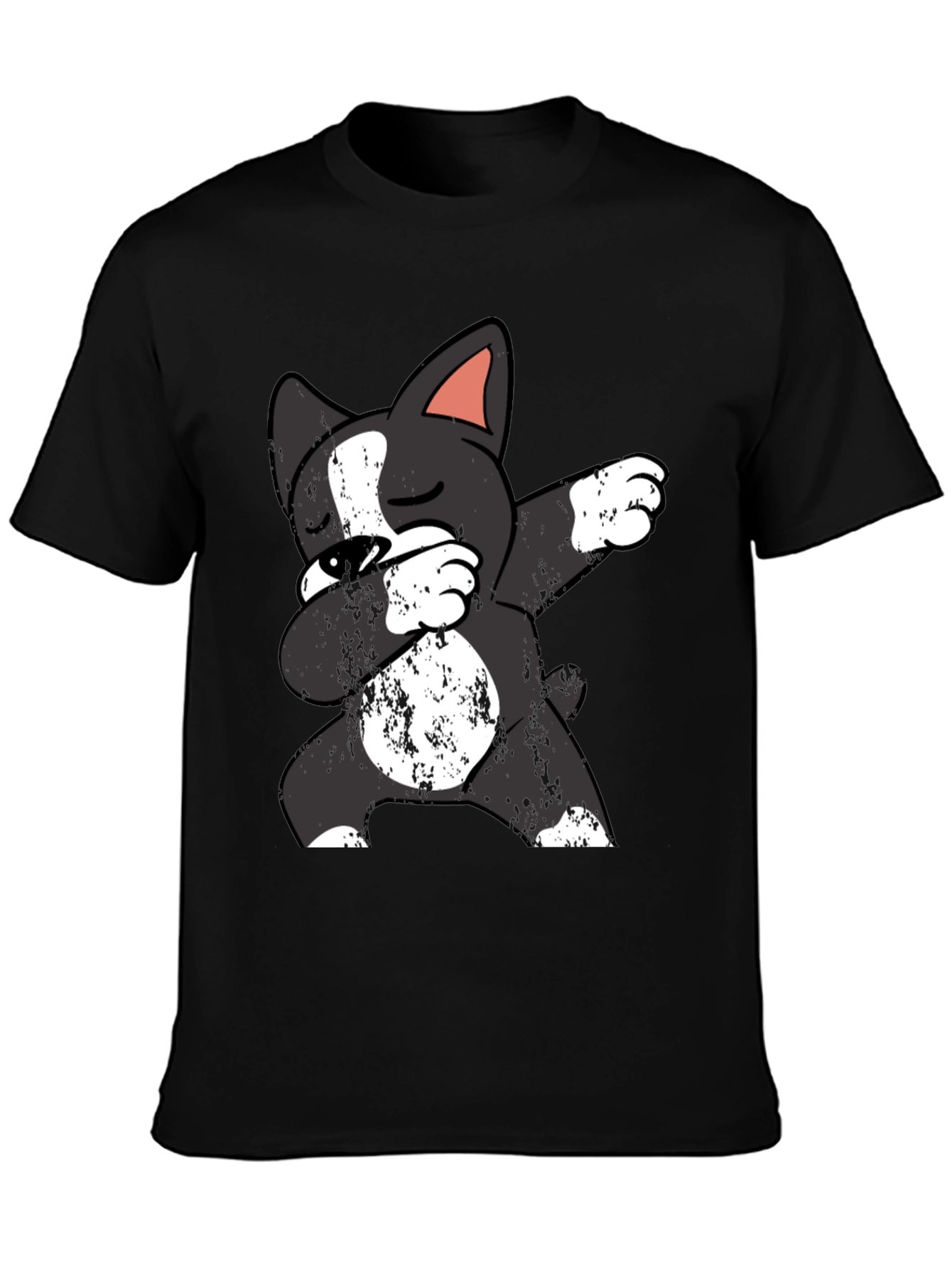 Dabbing Dog Graphic Tee - Cool Cartoon Pet Shirt