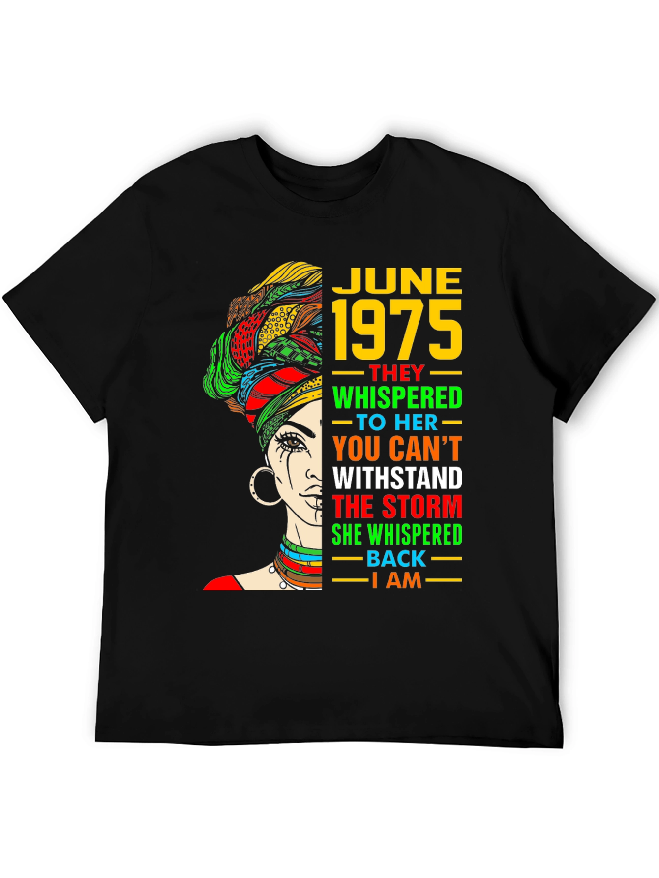 June 1975 Black Woman T-Shirt