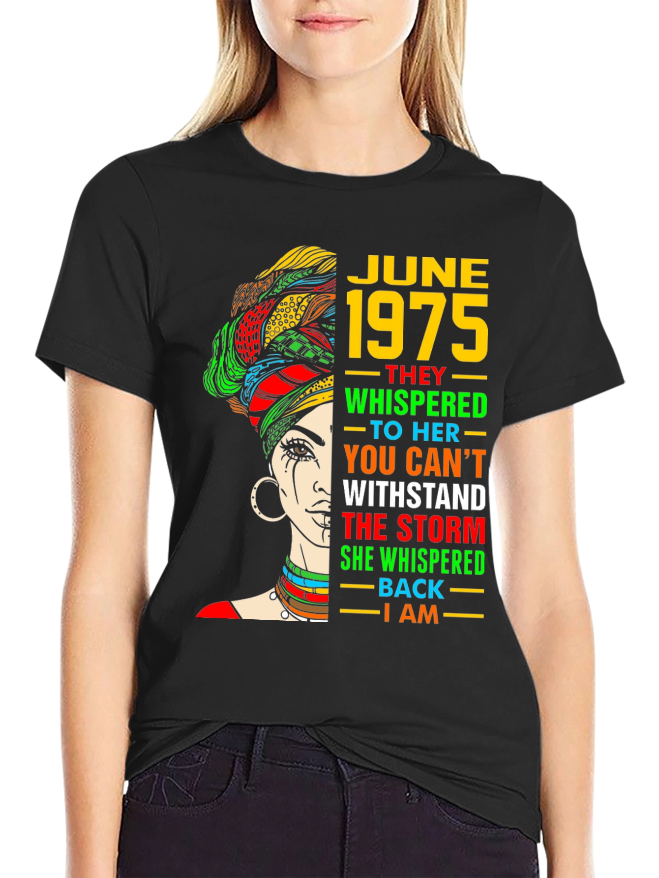 June 1975 Black Woman T-Shirt