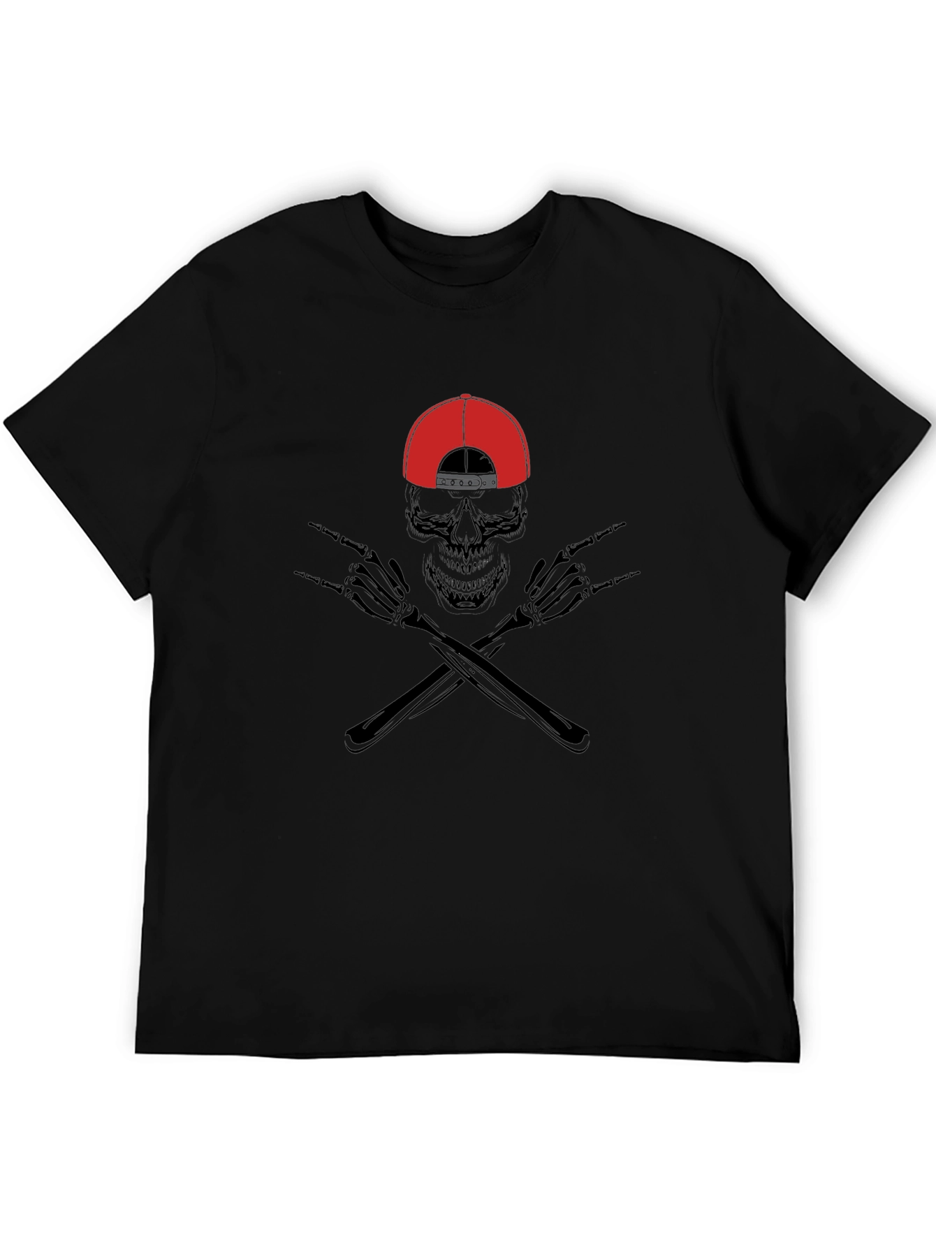 Skull & Bones Graphic Tee - Rocker Style
