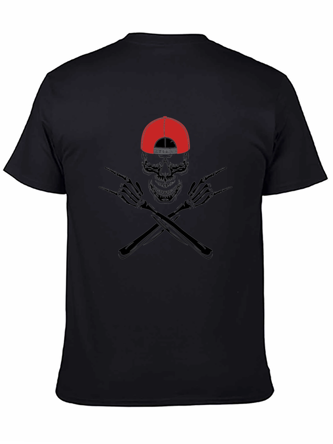 Skull & Bones Graphic Tee - Rocker Style