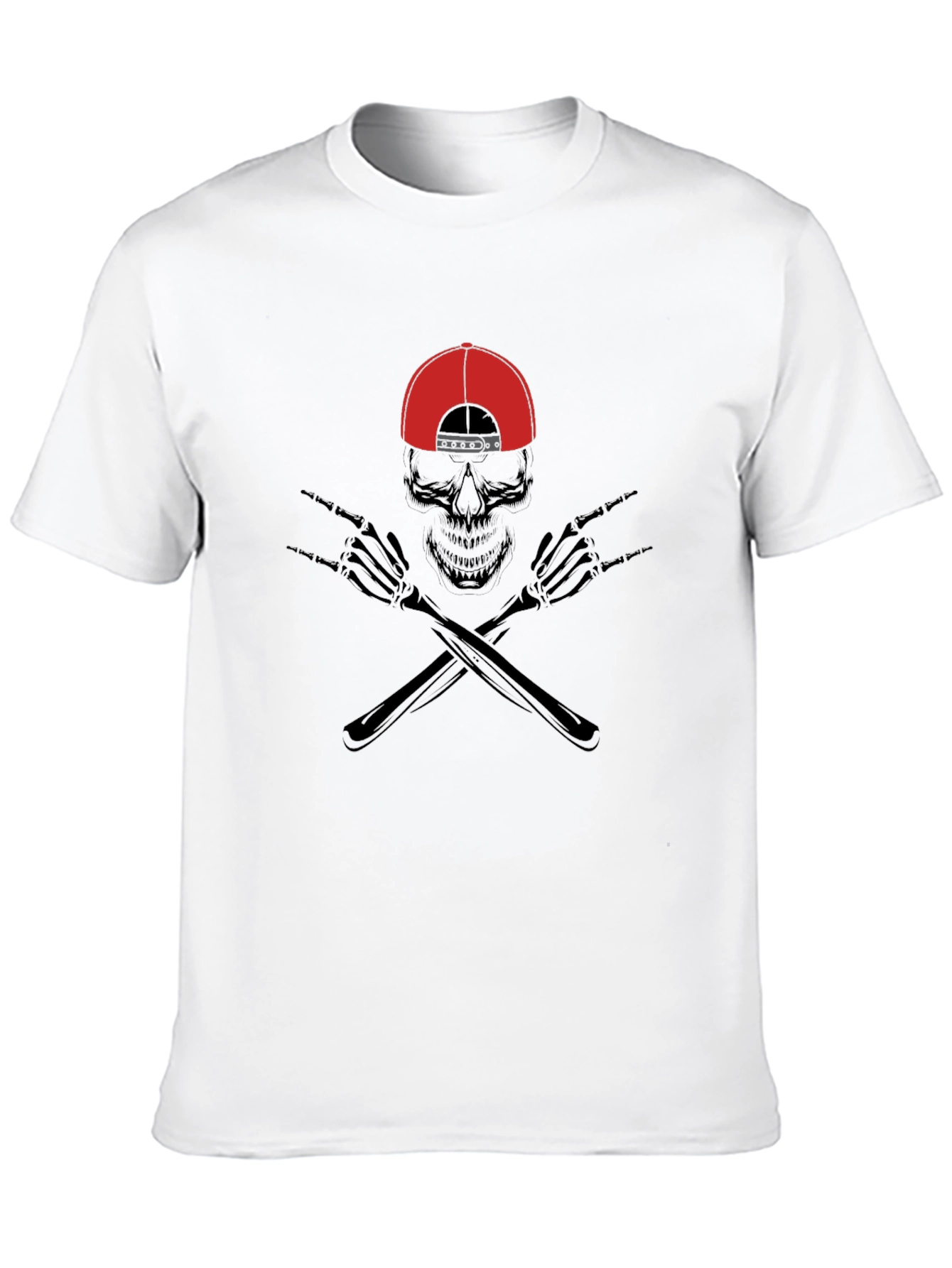 Skull & Bones Graphic Tee - Rocker Style