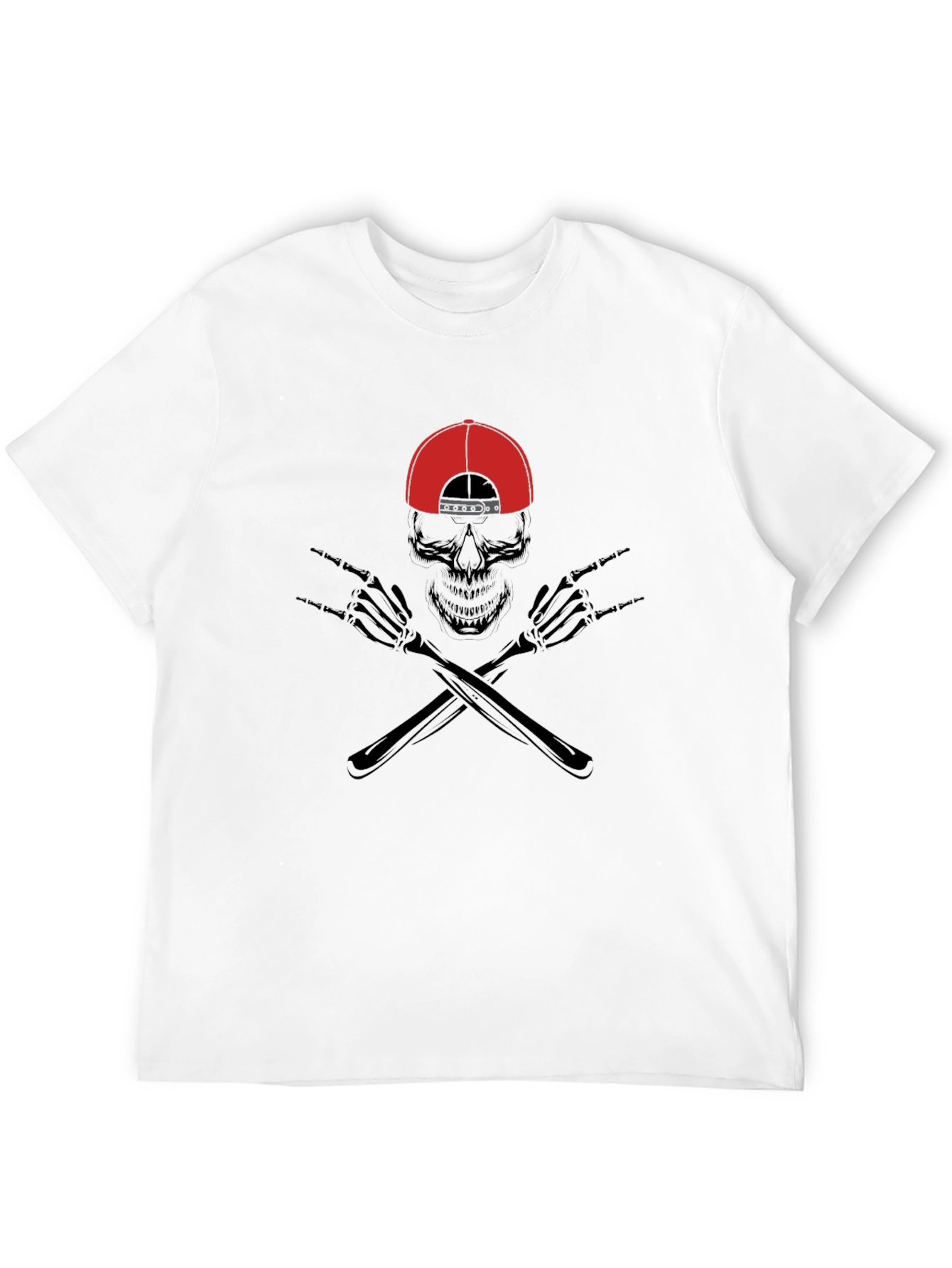 Skull & Bones Graphic Tee - Rocker Style