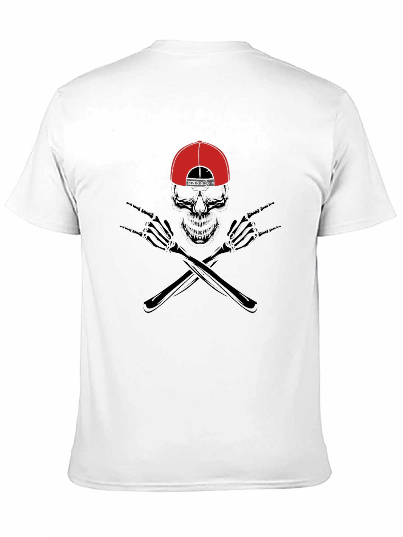 Skull & Bones Graphic Tee - Rocker Style