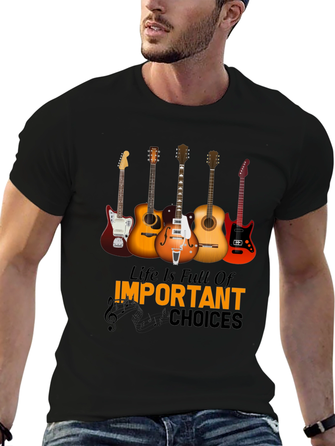 Guitar Choice Tee - Music Lover T-Shirt
