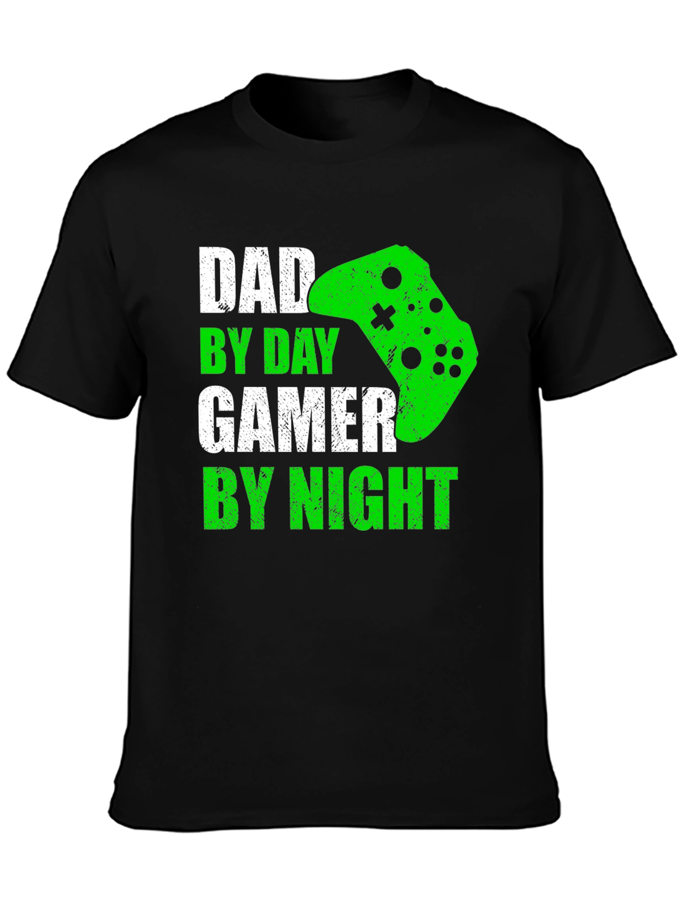 Dad By Day Gamer By Night Mens T-Shirt