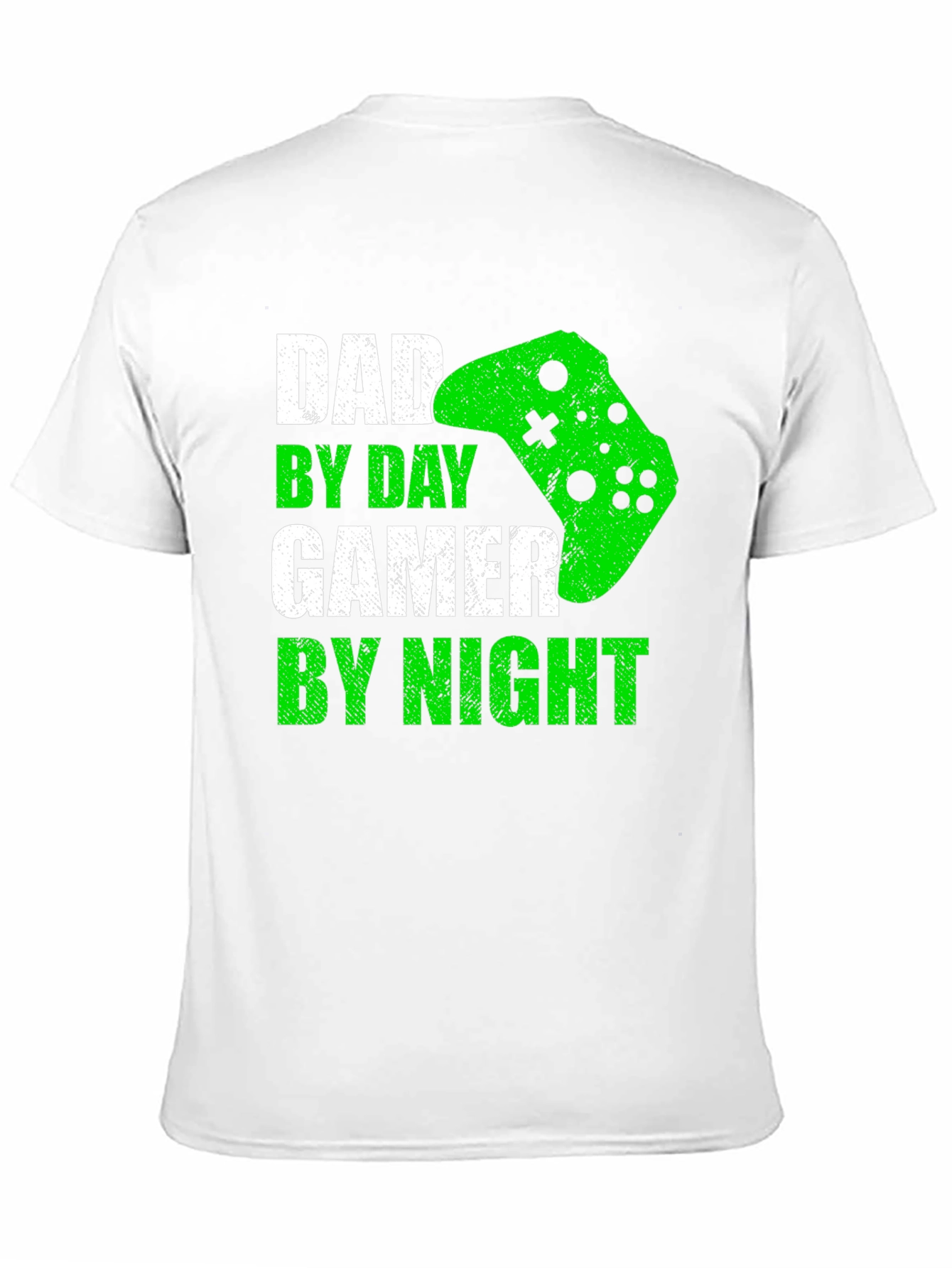 Dad By Day Gamer By Night Mens T-Shirt