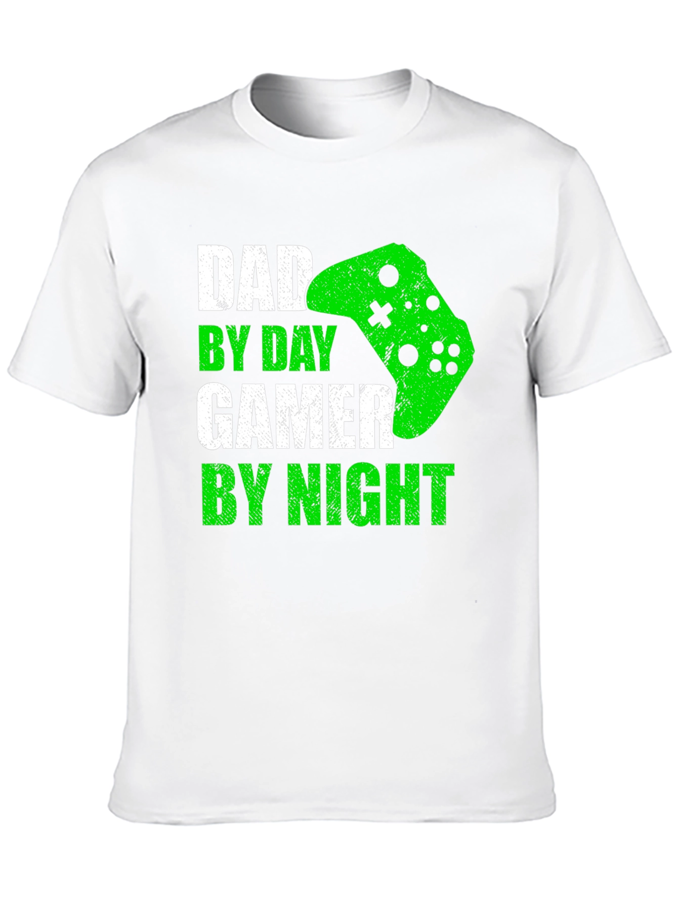 Dad By Day Gamer By Night Mens T-Shirt