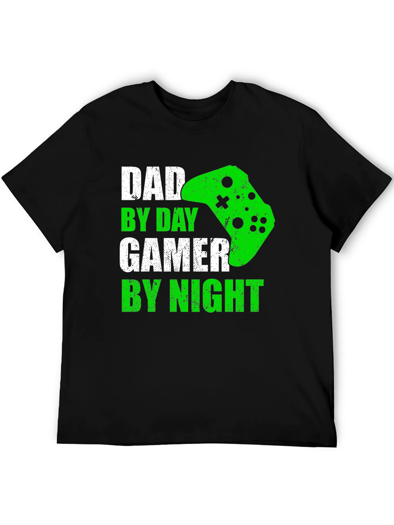 Dad By Day Gamer By Night Mens T-Shirt