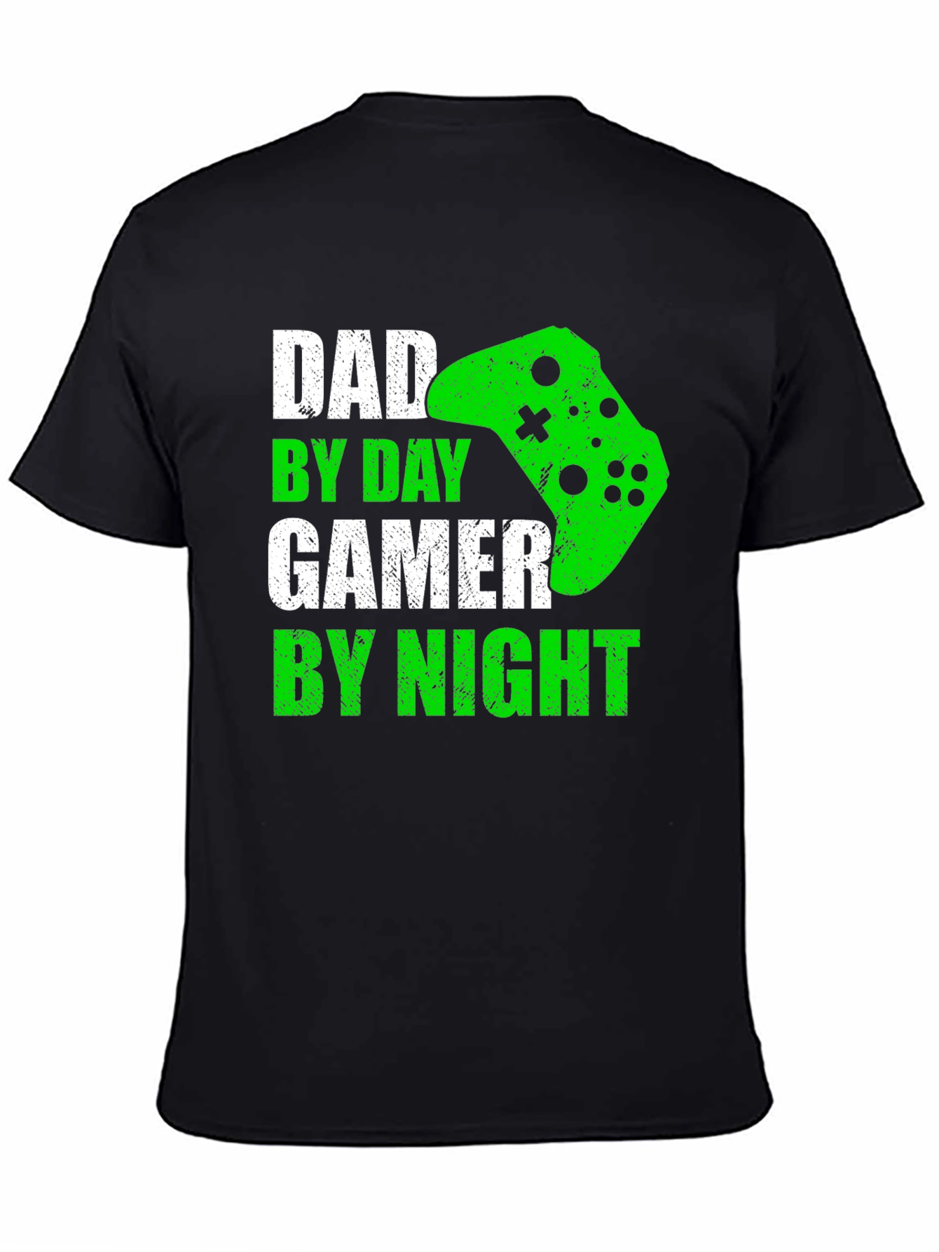 Dad By Day Gamer By Night Mens T-Shirt