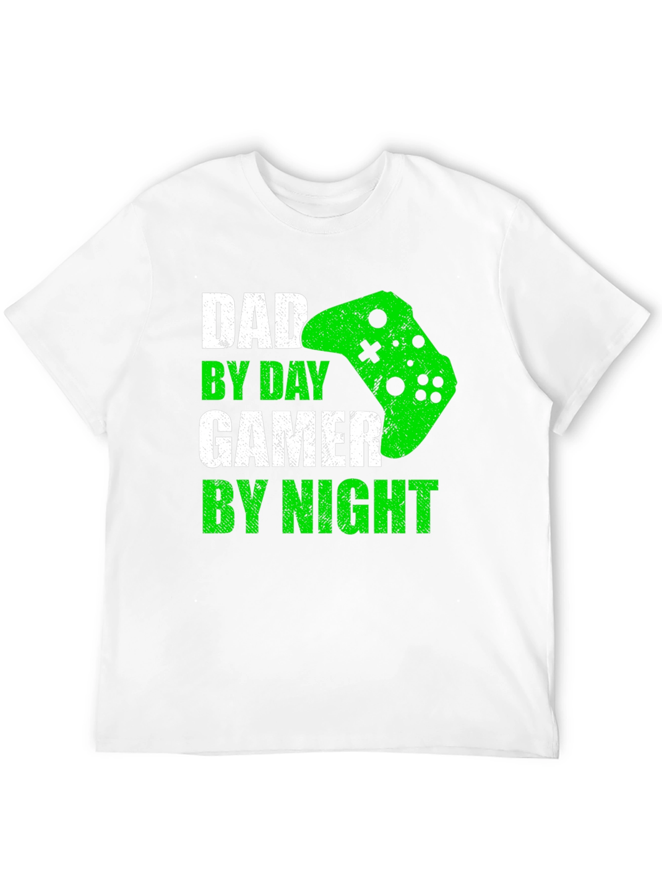 Dad By Day Gamer By Night Mens T-Shirt