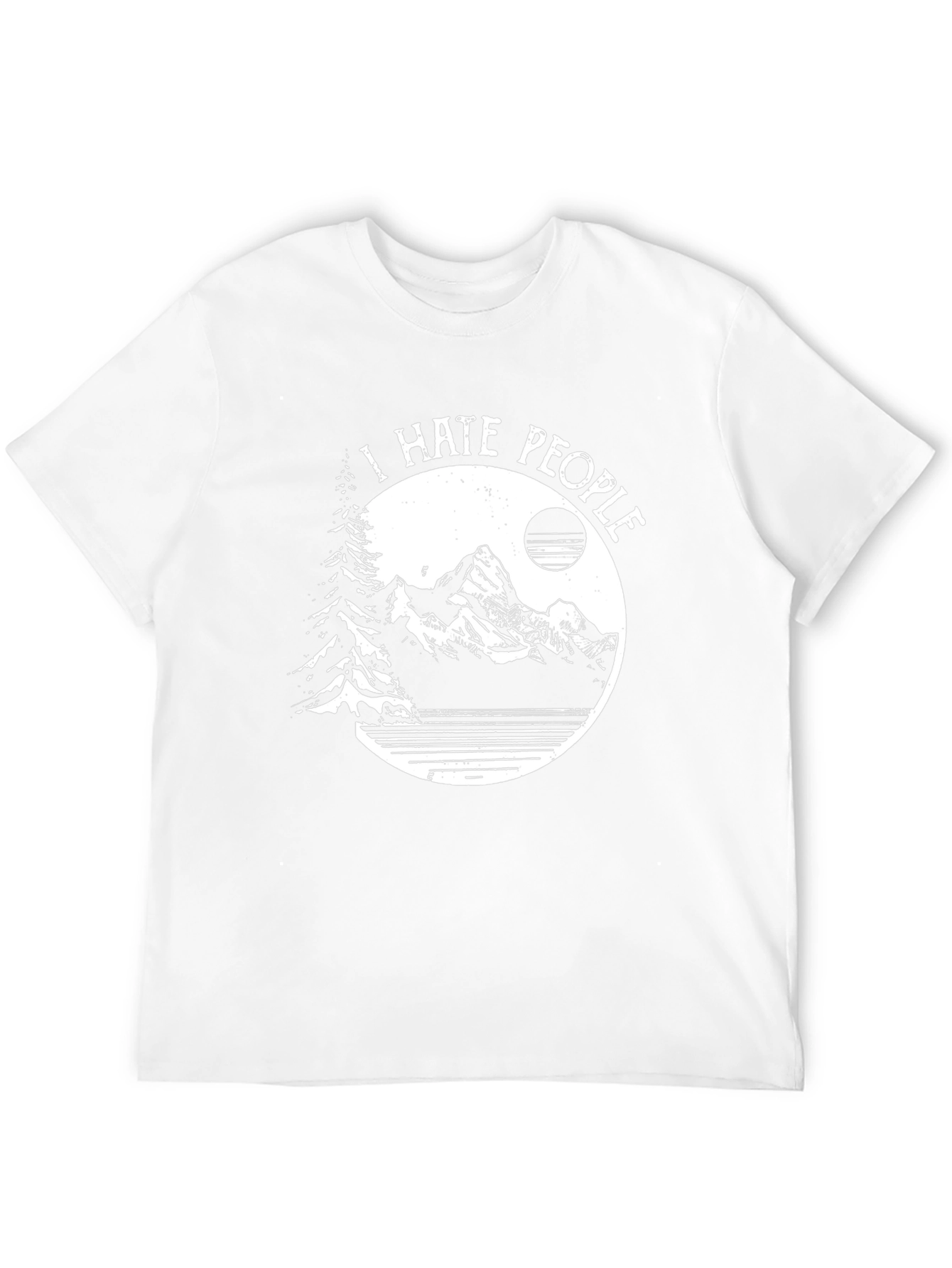 I Hate People Mountain Graphic Tee