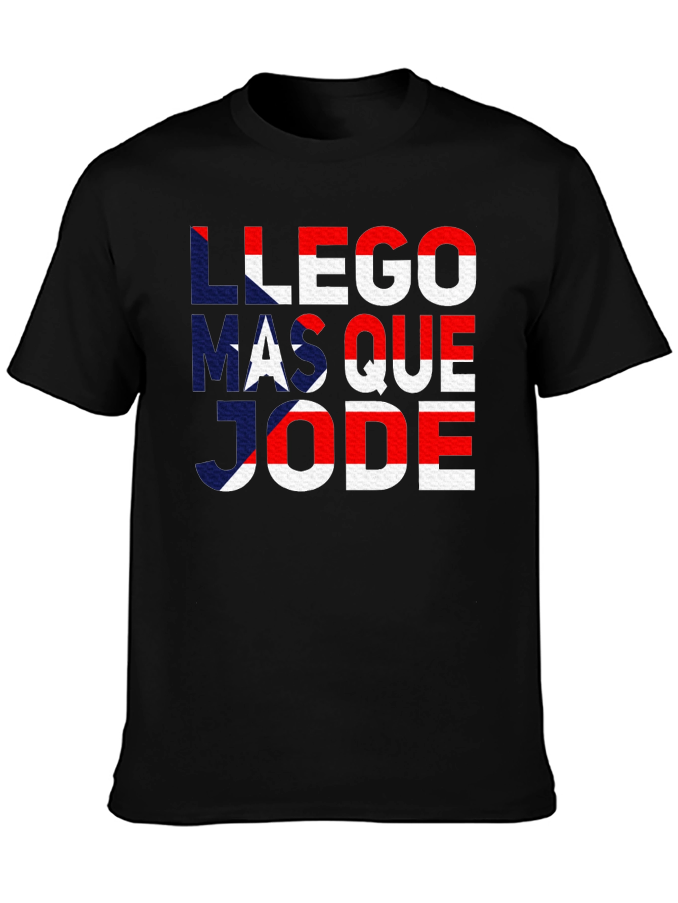 Llego Mas Que Jode Puerto Rico Flag T-Shirt