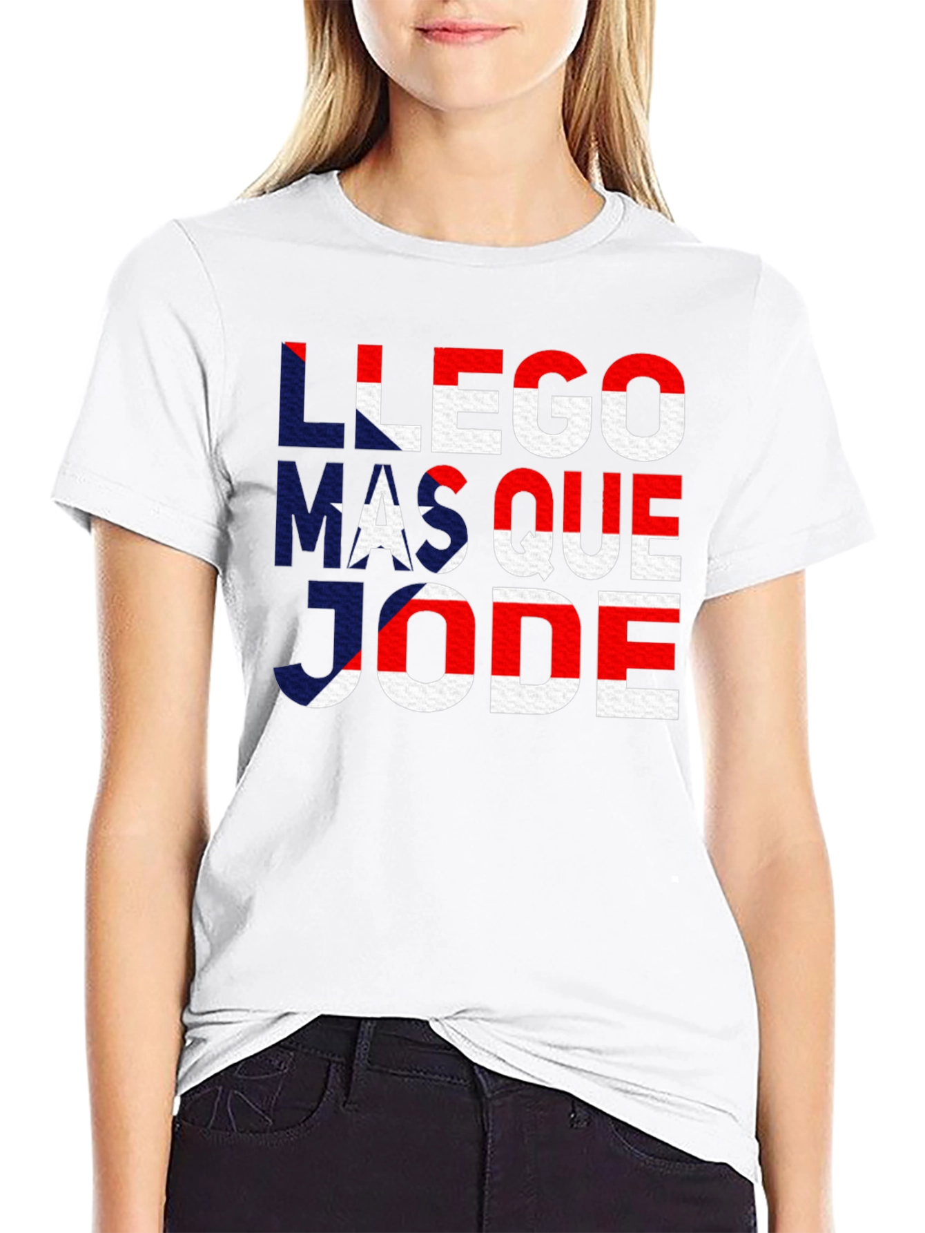 Llego Mas Que Jode Puerto Rico Flag T-Shirt