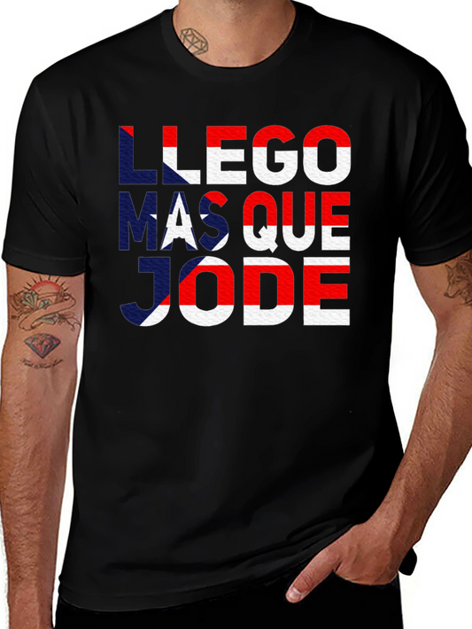 Llego Mas Que Jode Puerto Rico Flag T-Shirt