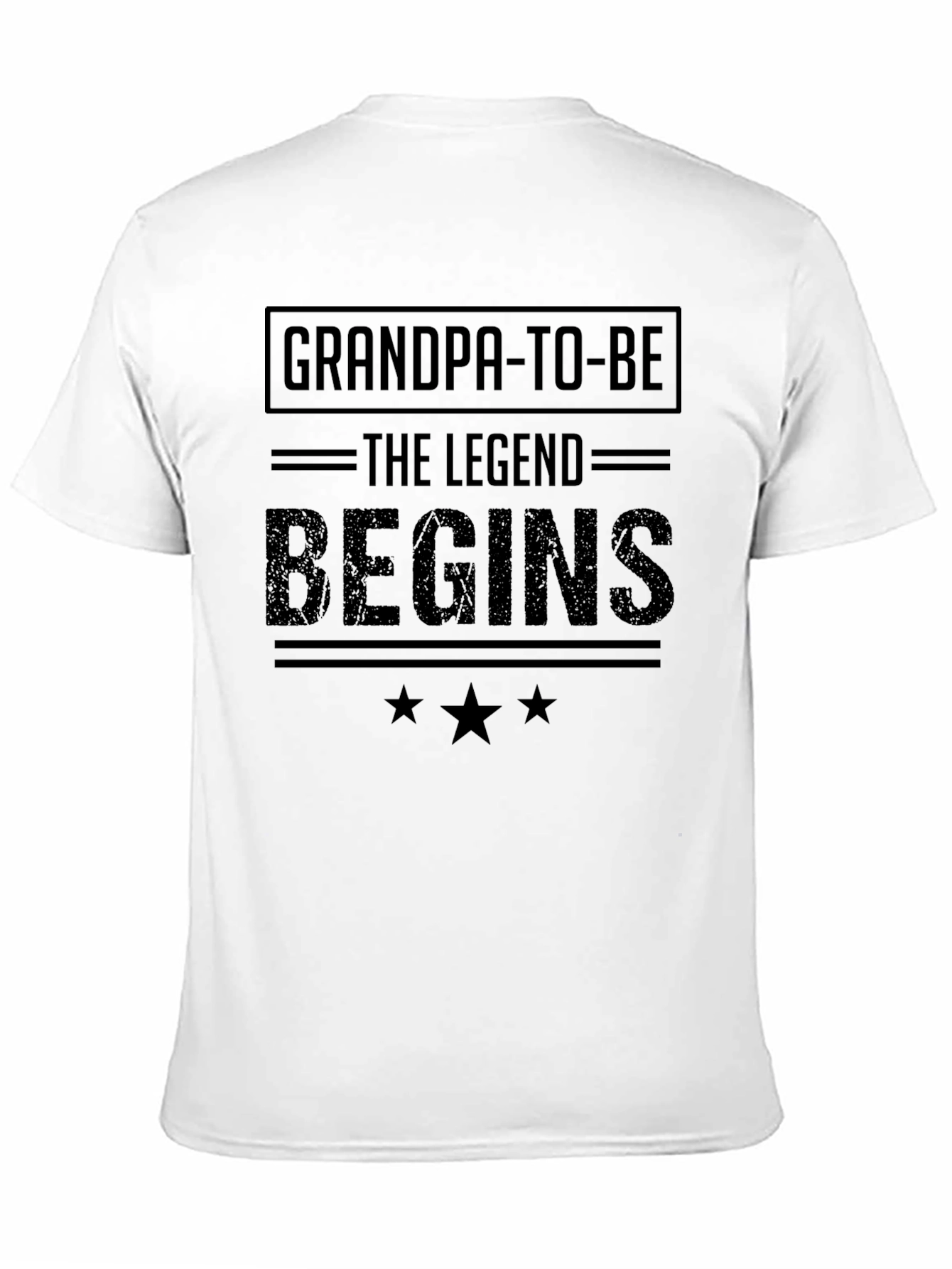 Grandpa-To-Be Legend Begins T-Shirt