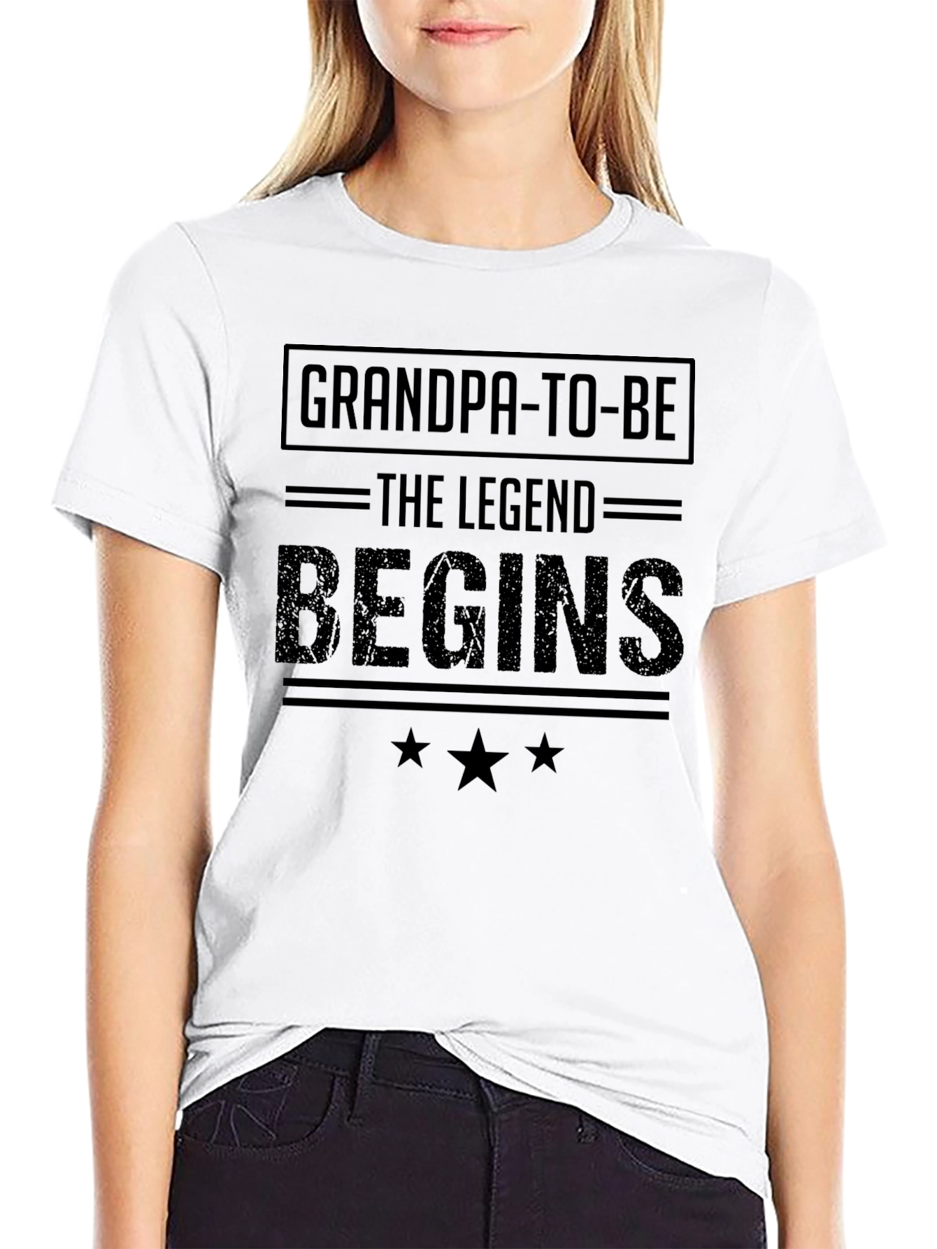 Grandpa-To-Be Legend Begins T-Shirt