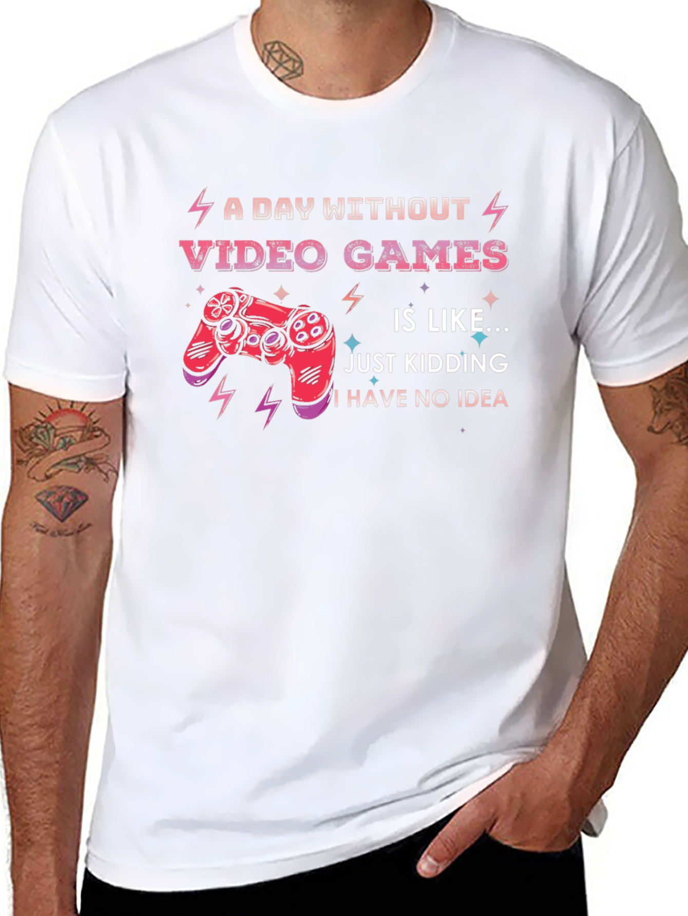 Funny Video Game T-Shirt: A Day Without Video Games