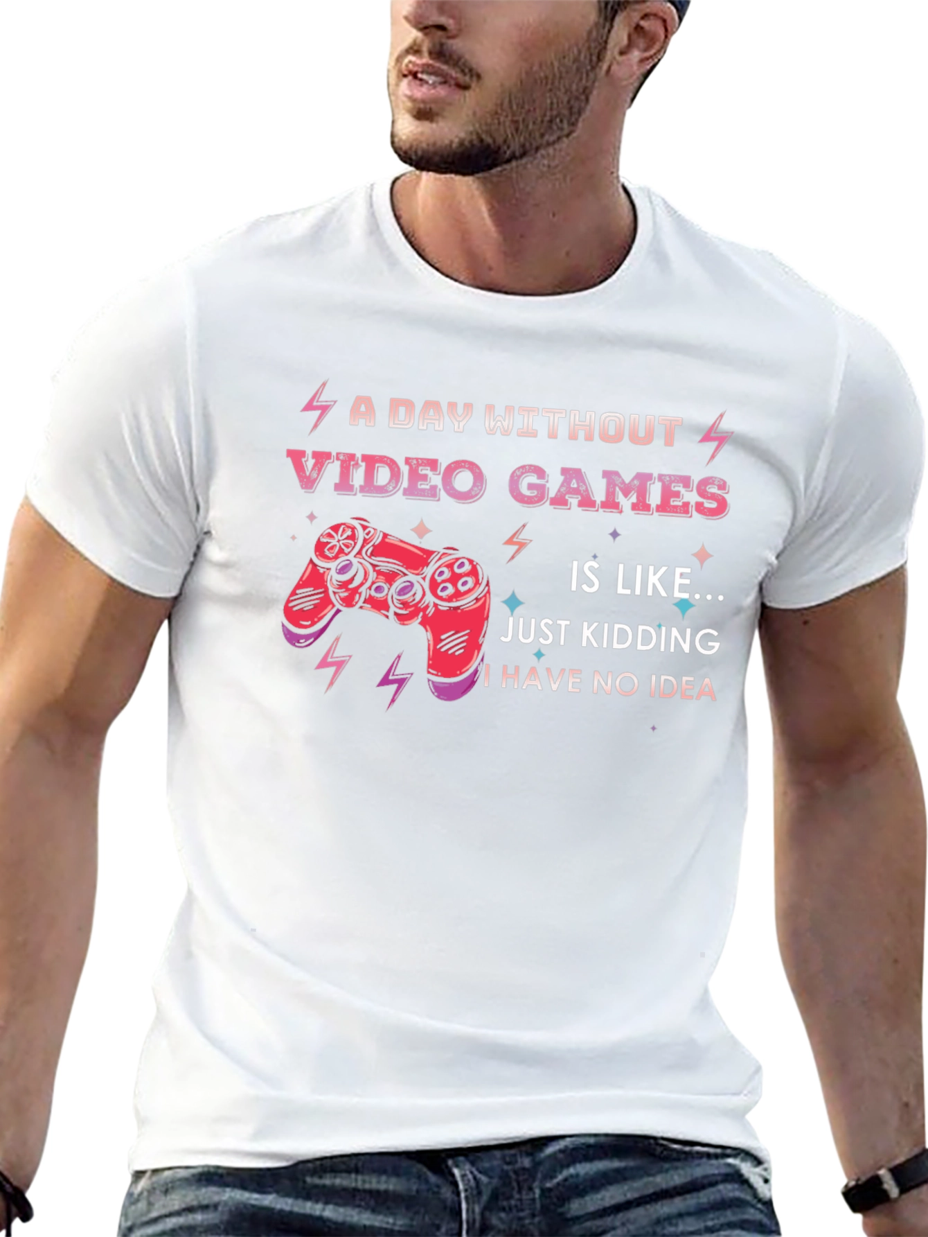 Funny Video Game T-Shirt: A Day Without Video Games
