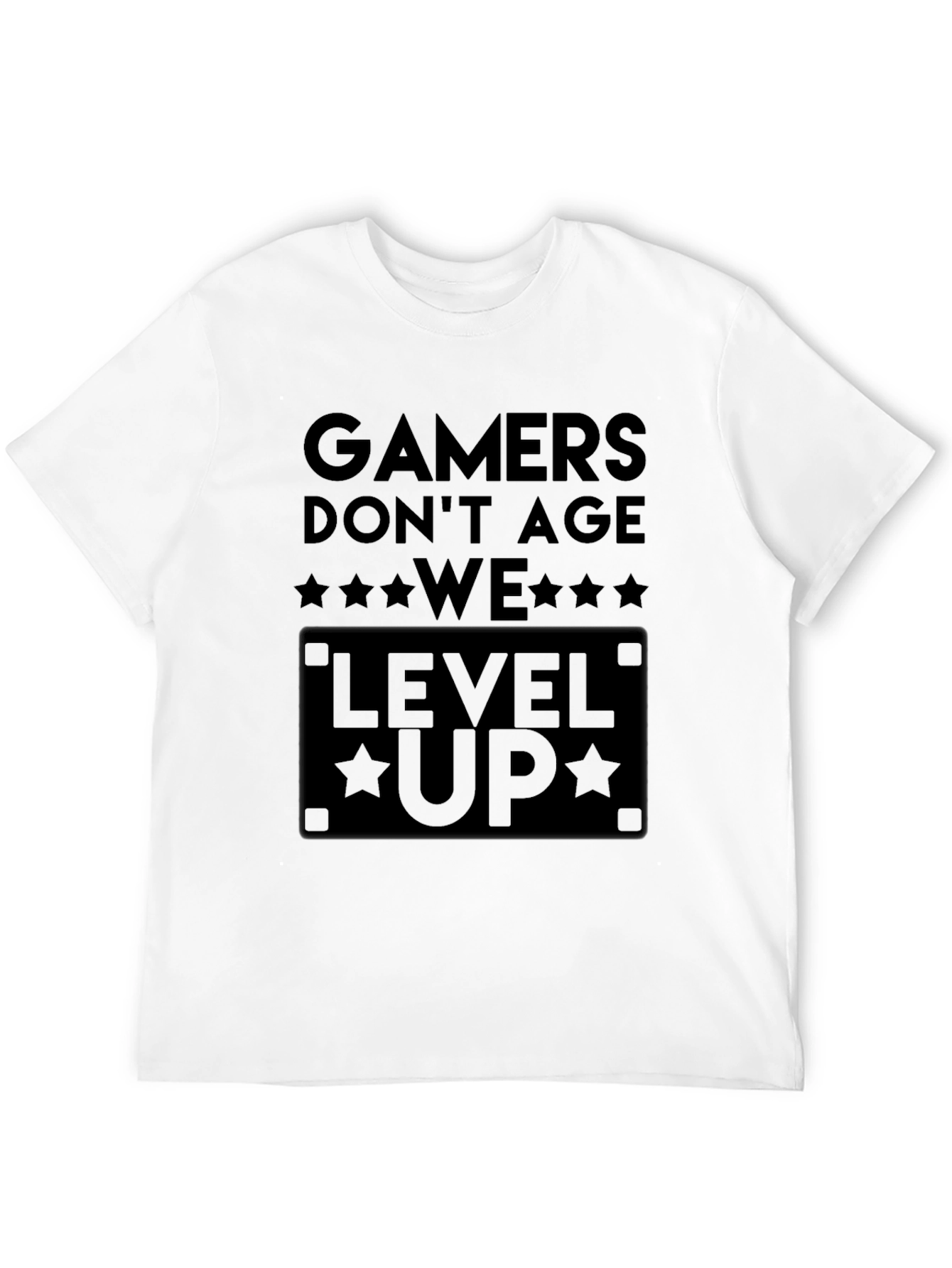 Gamers Dont Age We Level Up T-Shirt