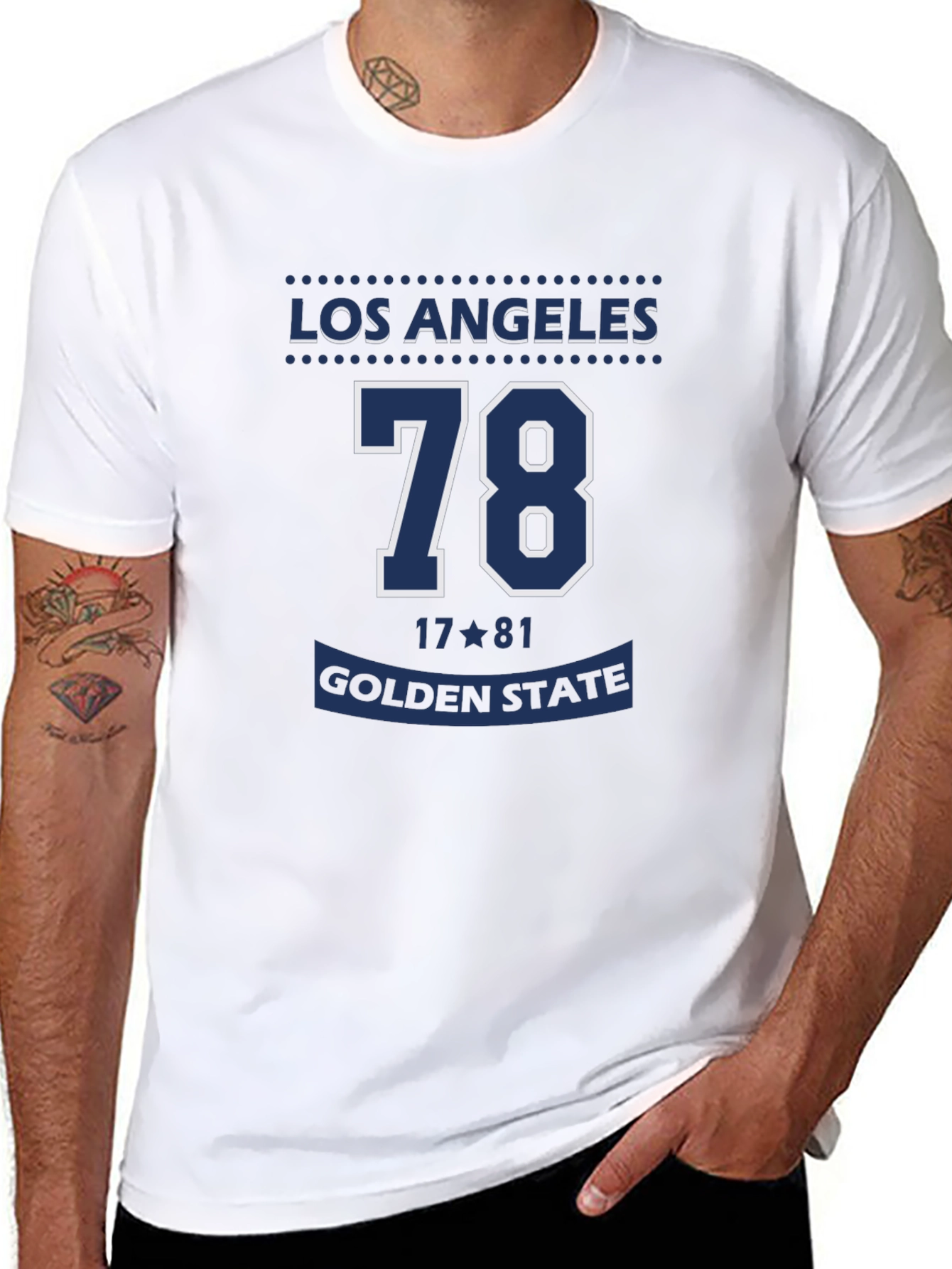 Los Angeles 78 Golden State Basketball T-Shirt
