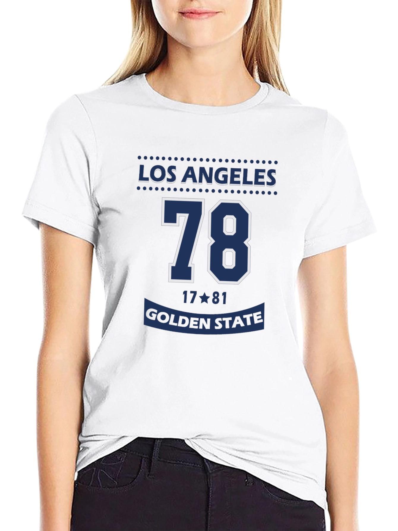 Los Angeles 78 Golden State Basketball T-Shirt