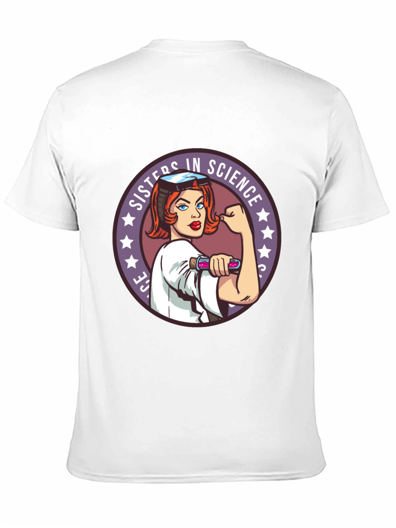 Sisters in Science Graphic T-Shirt - Empowering Women