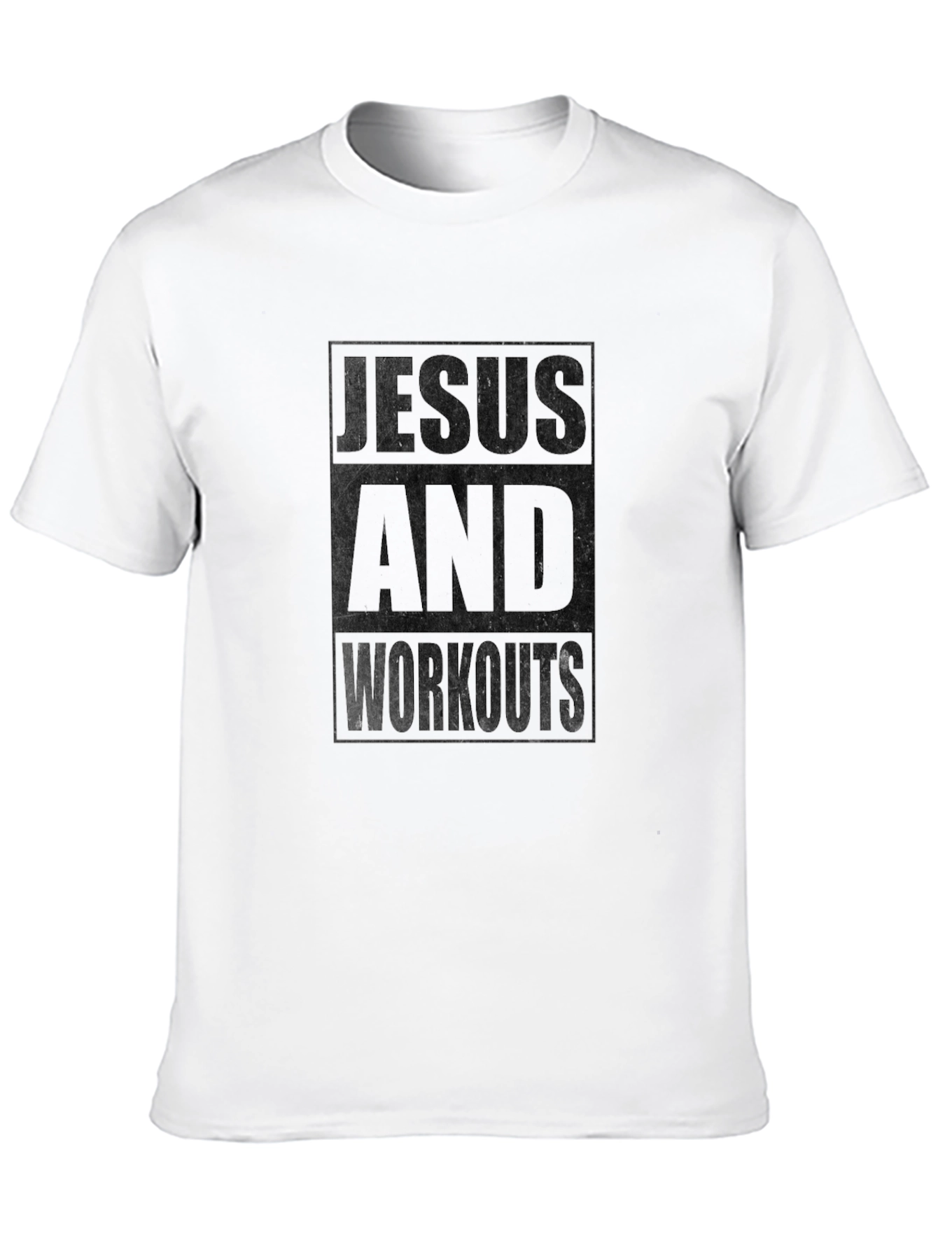Jesus and Workouts Graphic T-Shirt