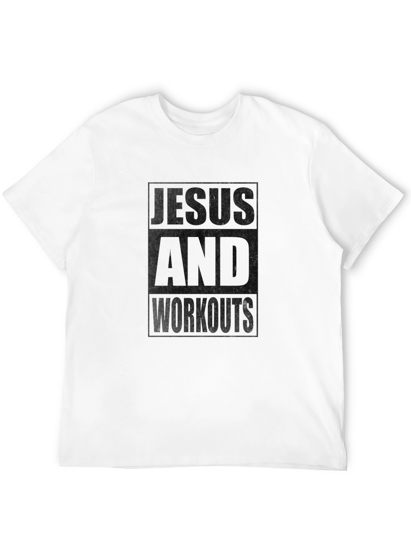 Jesus and Workouts Graphic T-Shirt