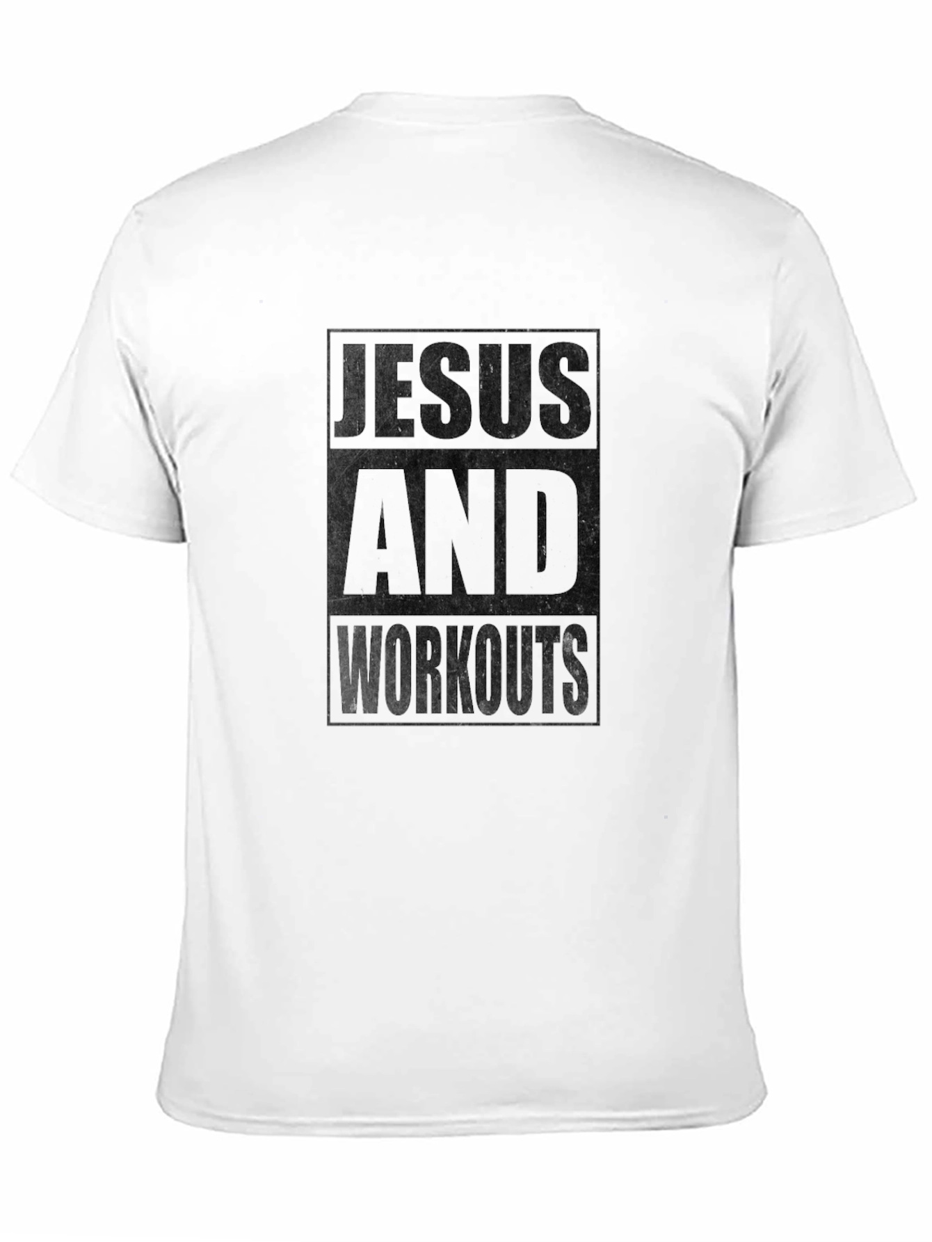Jesus and Workouts Graphic T-Shirt