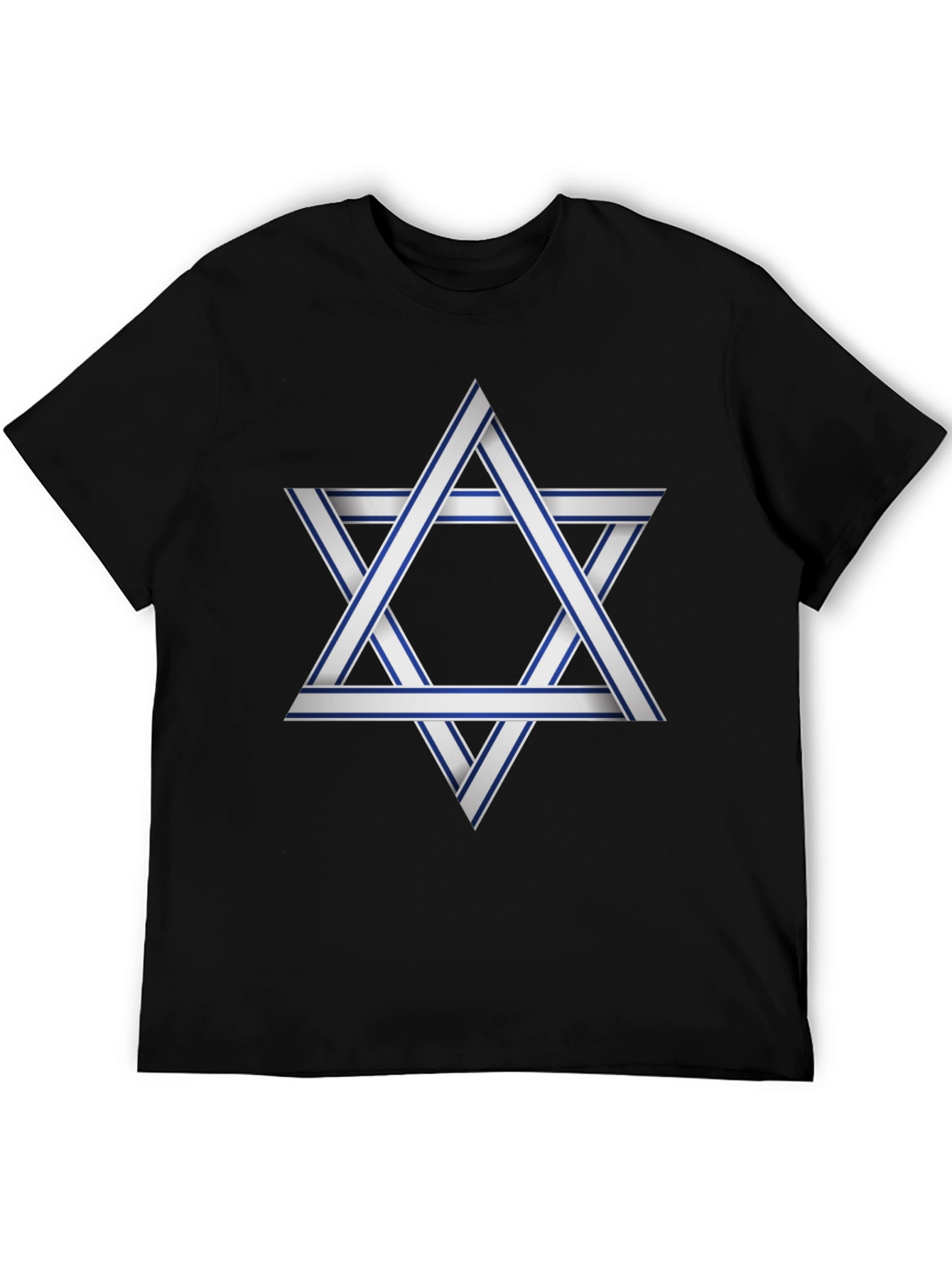 Star of David Graphic Black T-Shirt