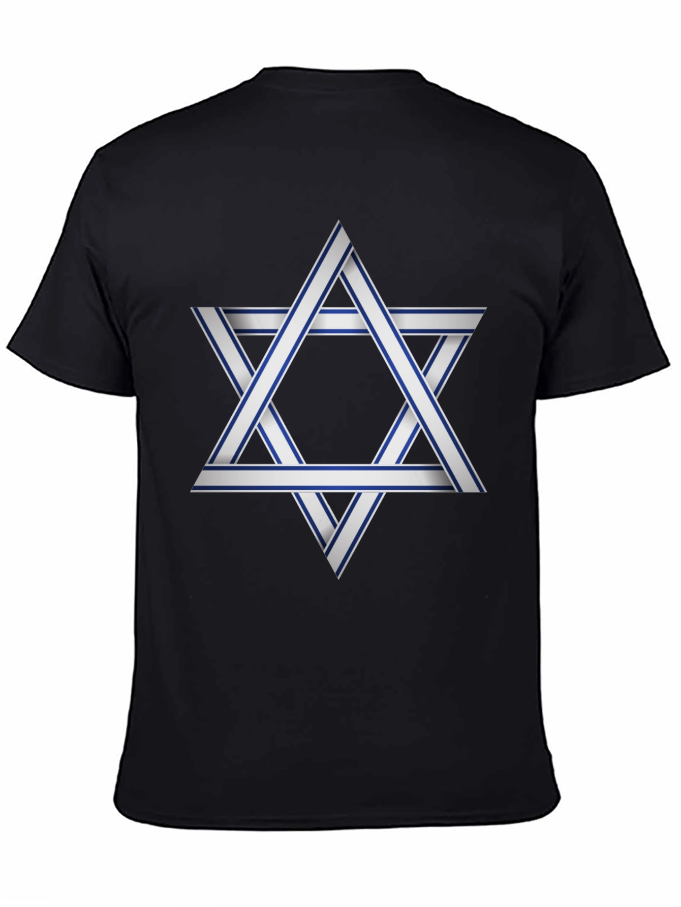 Star of David Graphic Black T-Shirt