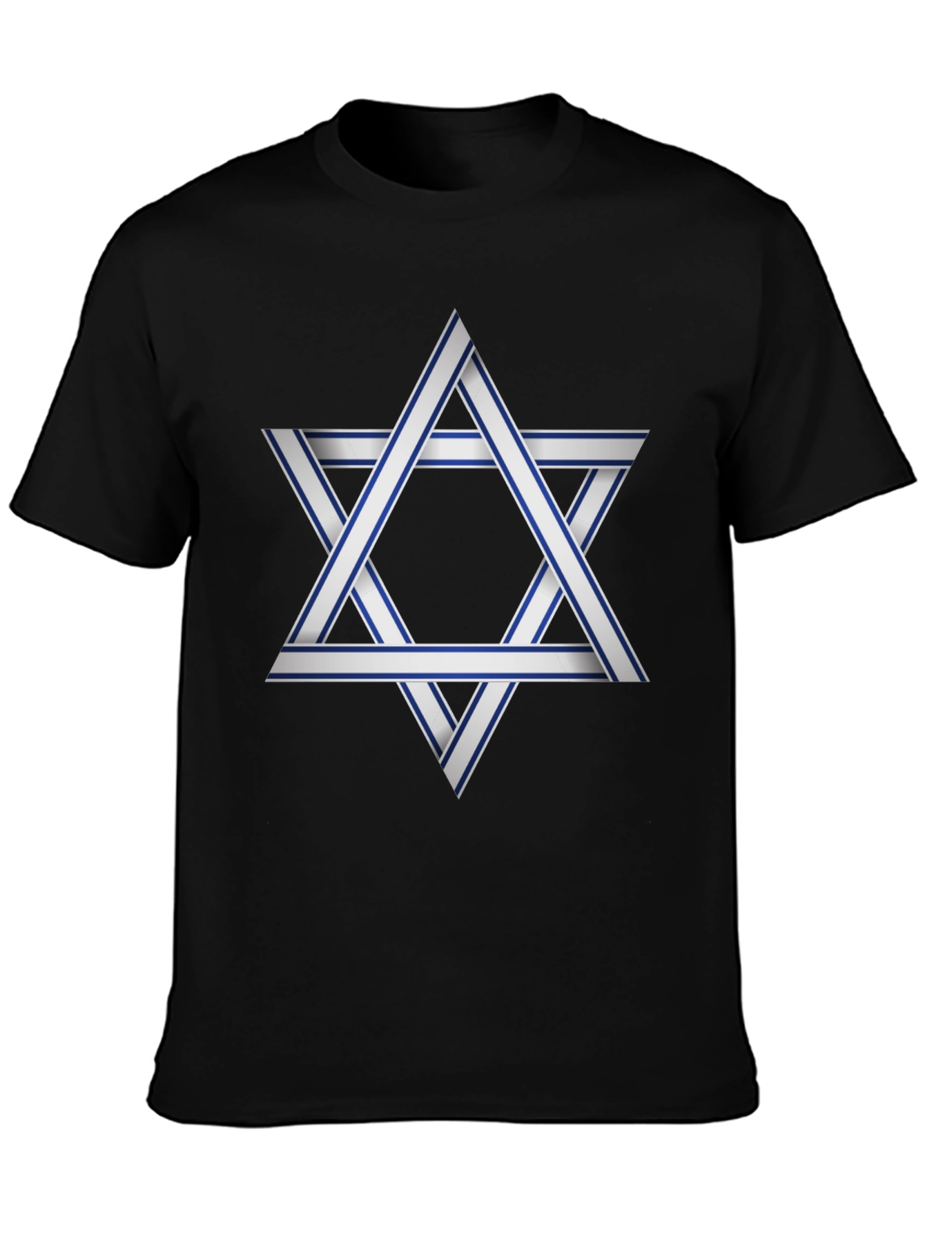 Star of David Graphic Black T-Shirt