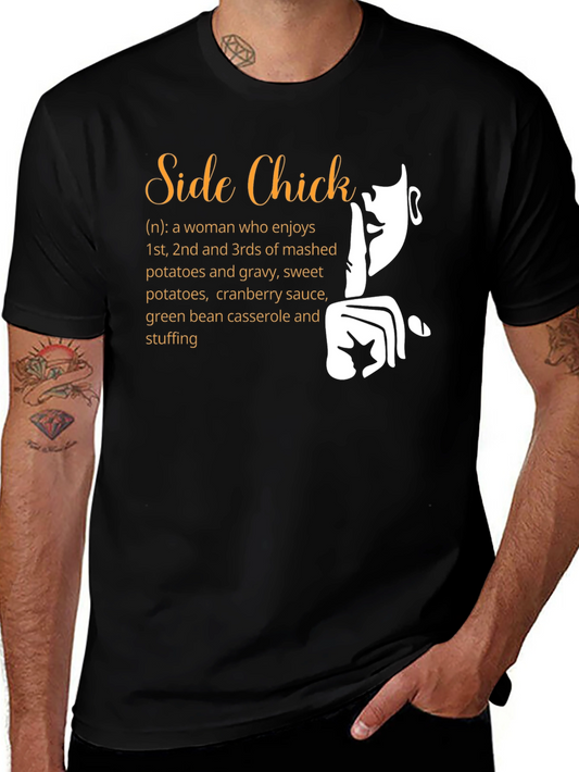 Funny Side Chick Thanksgiving T-Shirt