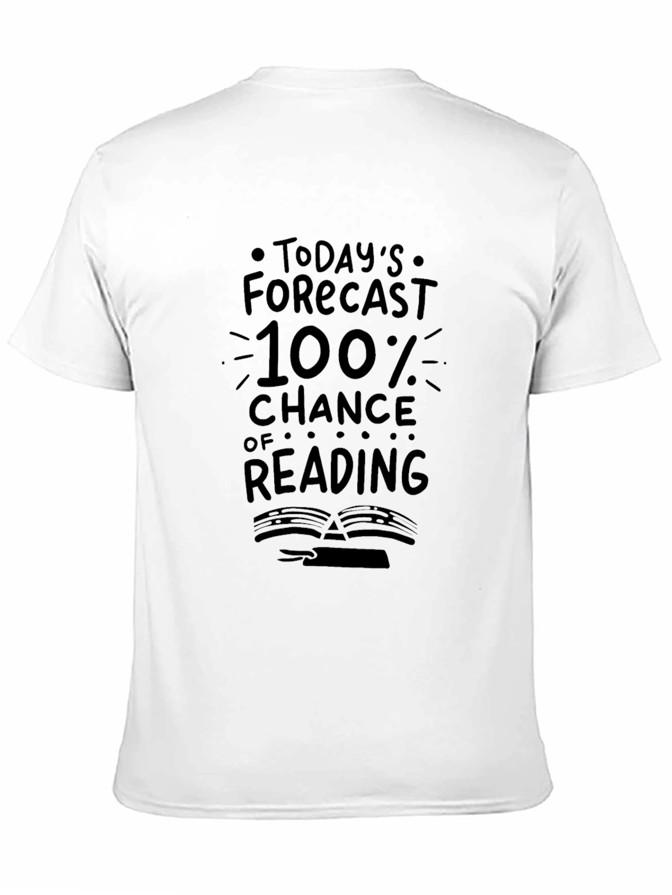 Reading Forecast Black T-Shirt