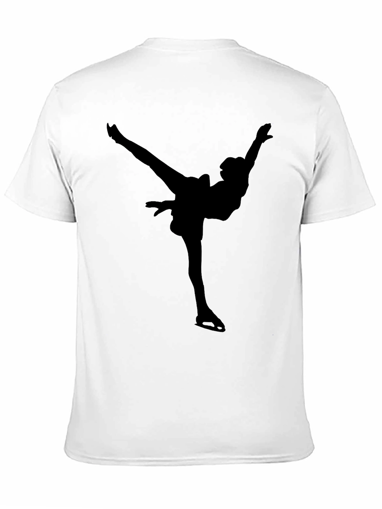 Figure Skater Silhouette Graphic Tee