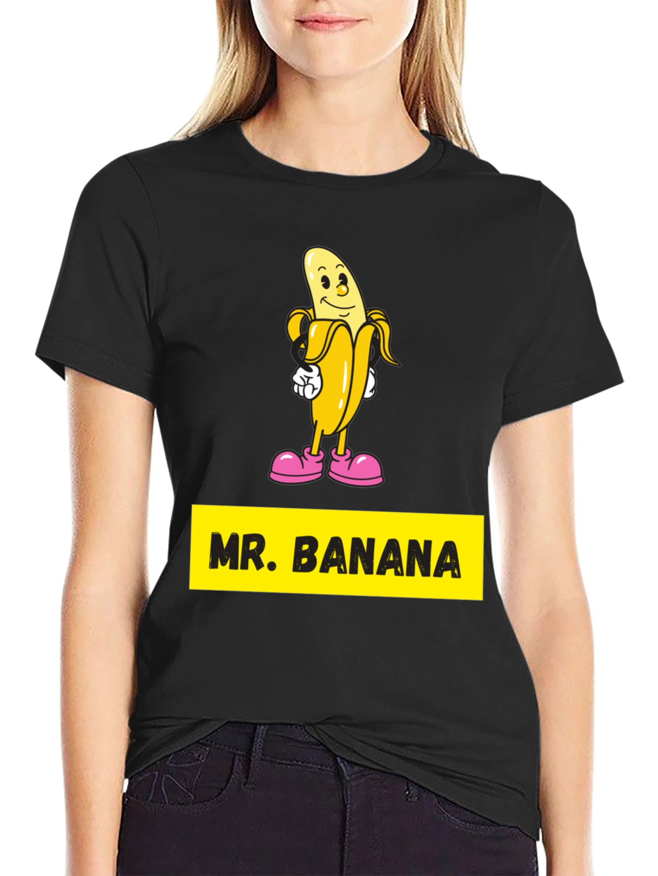 Mr. Banana T-Shirt - Funny Cartoon Fruit Tee