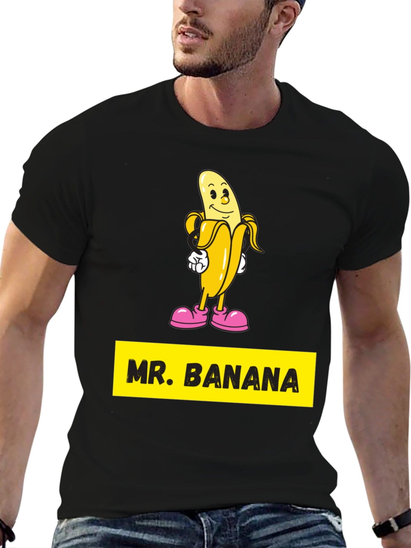 Mr. Banana T-Shirt - Funny Cartoon Fruit Tee