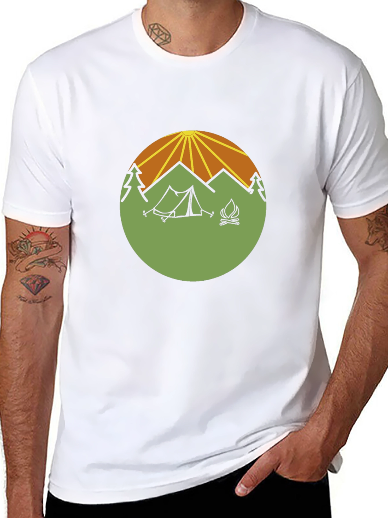 Camping Adventure Tee - Outdoor Graphic T-Shirt