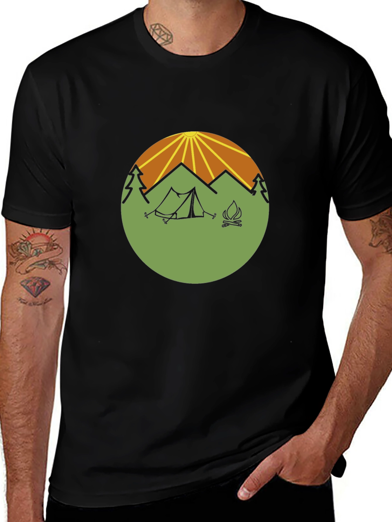Camping Adventure Tee - Outdoor Graphic T-Shirt