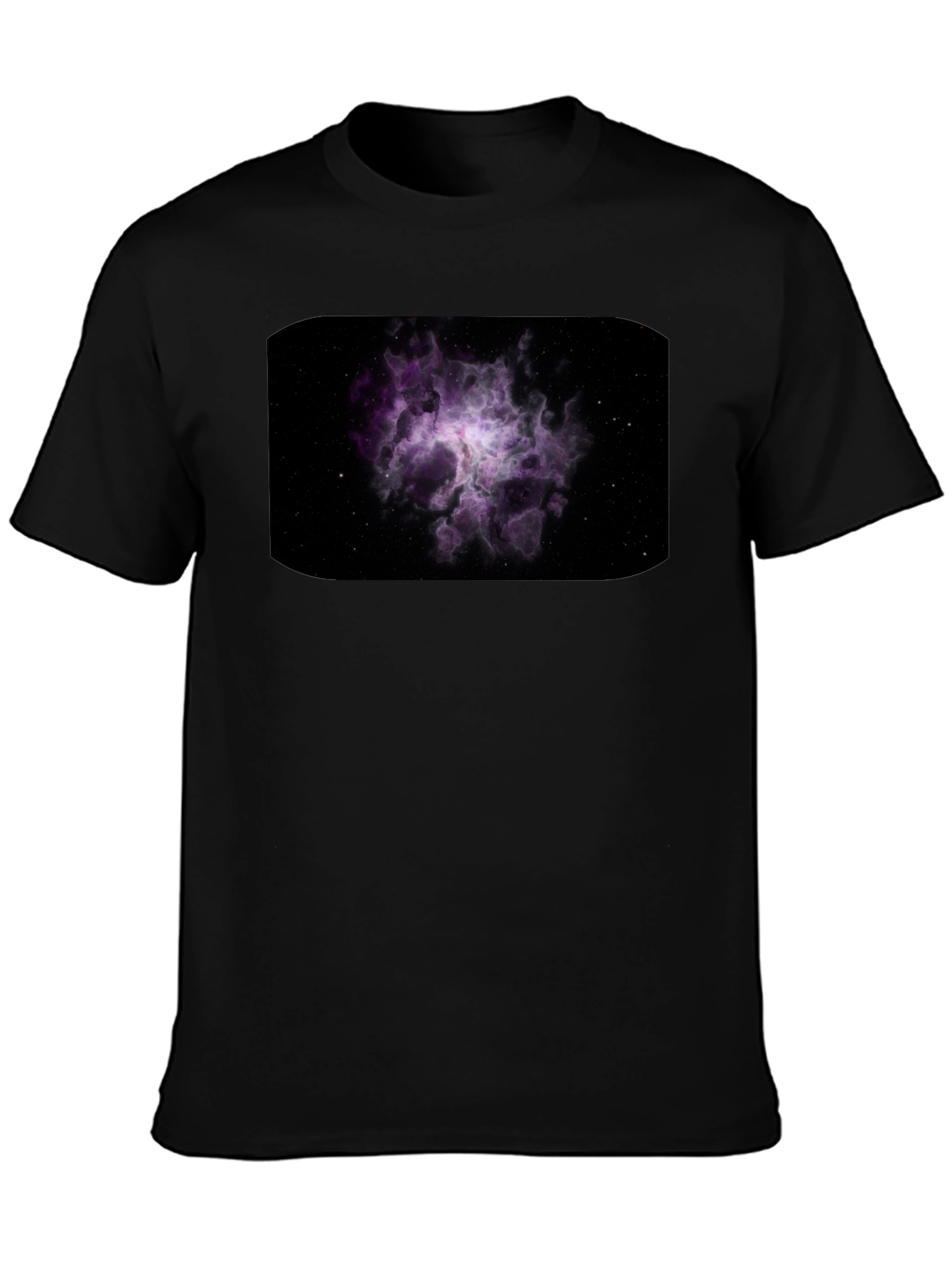 Nebula Print Black Tee