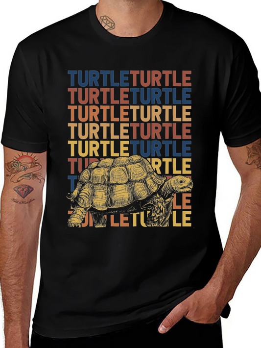 Retro Turtle Graphic T-Shirt