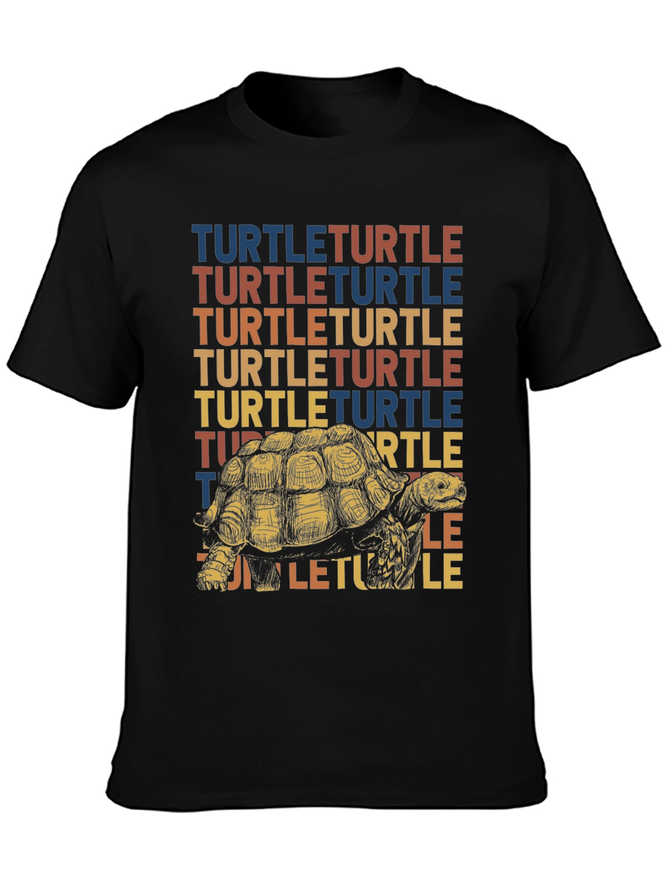 Retro Turtle Graphic T-Shirt