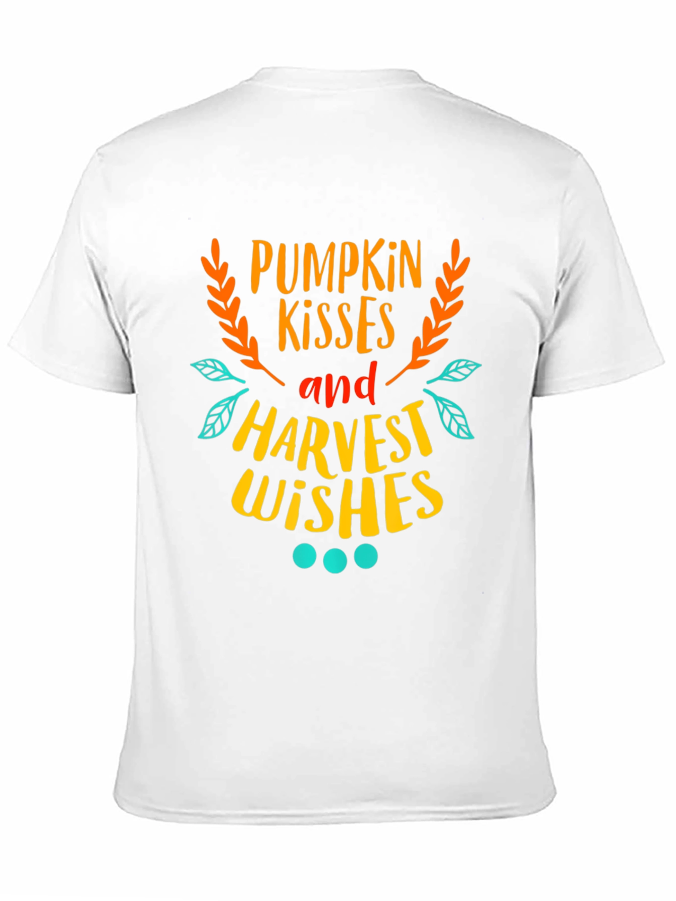 Pumpkin Kisses Harvest Wishes Graphic Tee