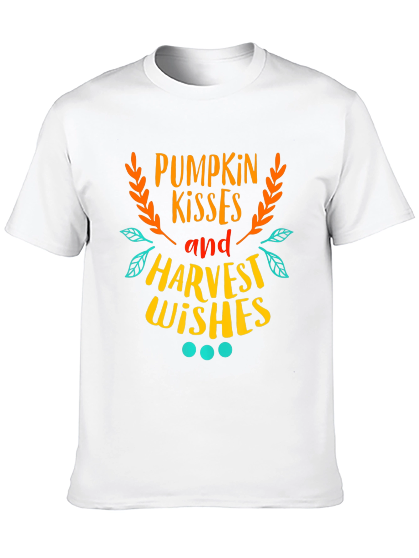 Pumpkin Kisses Harvest Wishes Graphic Tee